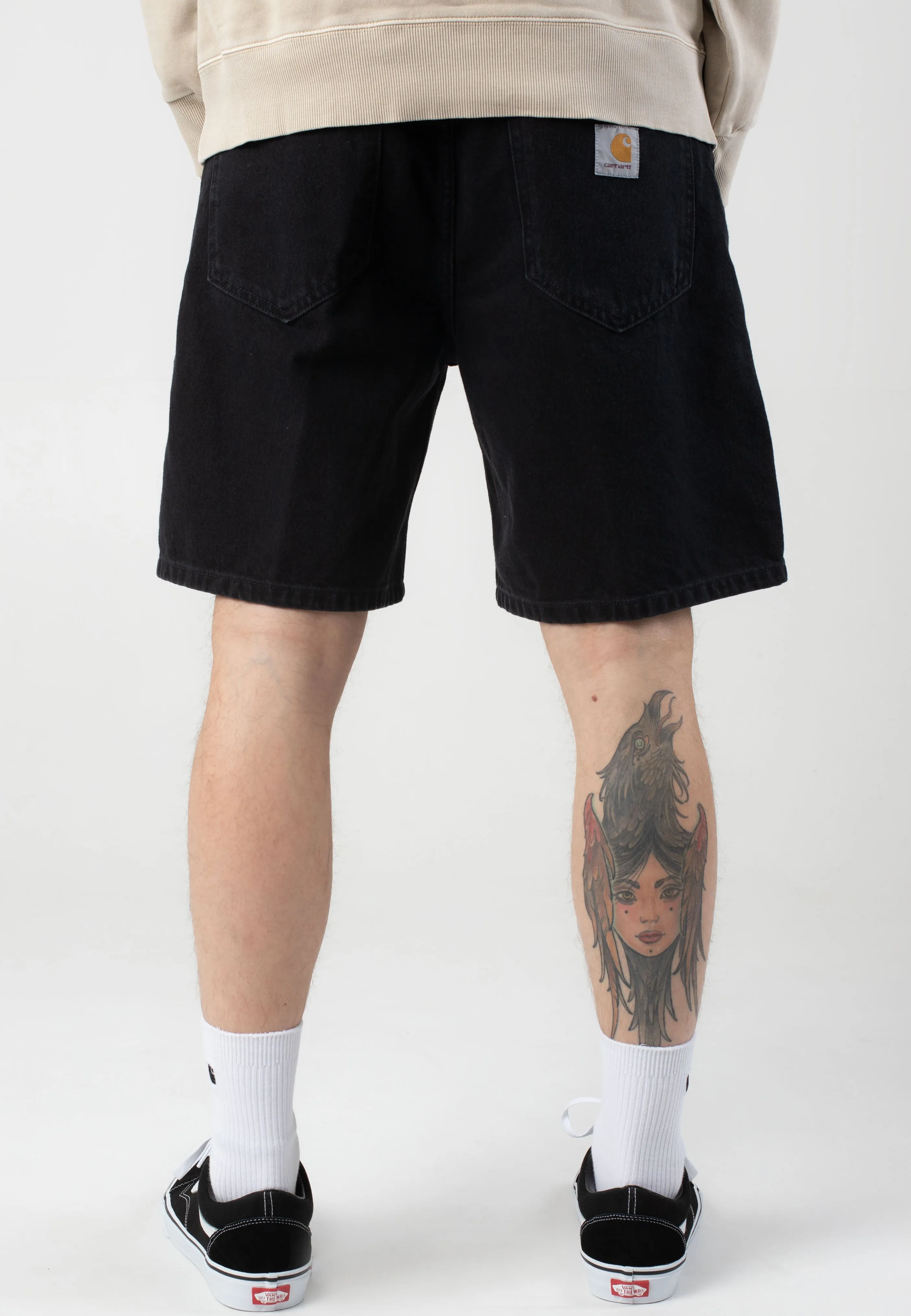 Warm Weather Ready Carhartt WIP - Nolan Stone Washed Black - Shorts