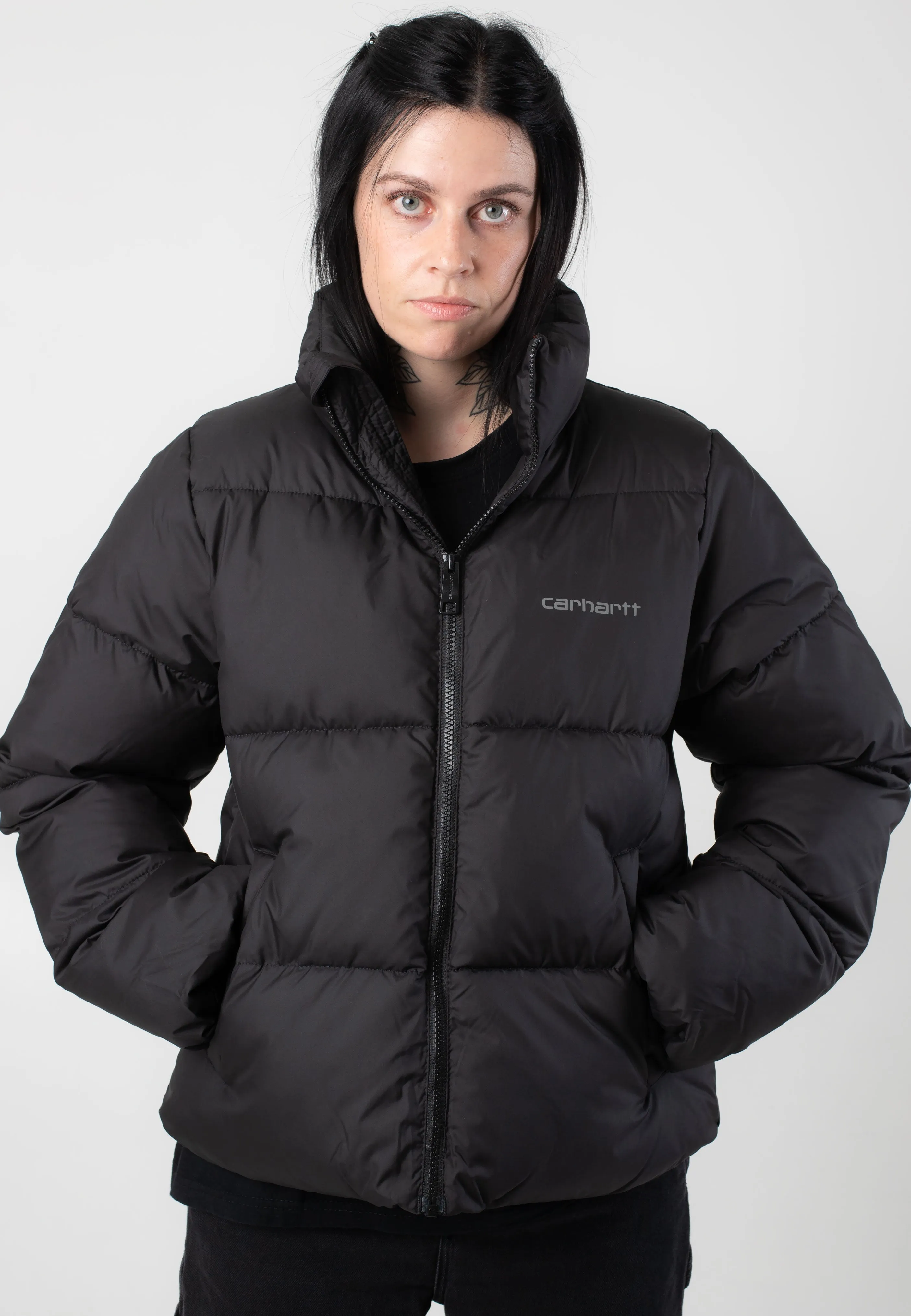 Water Blocker Carhartt WIP - W' Springfield Black/Misty Grey - Jacket