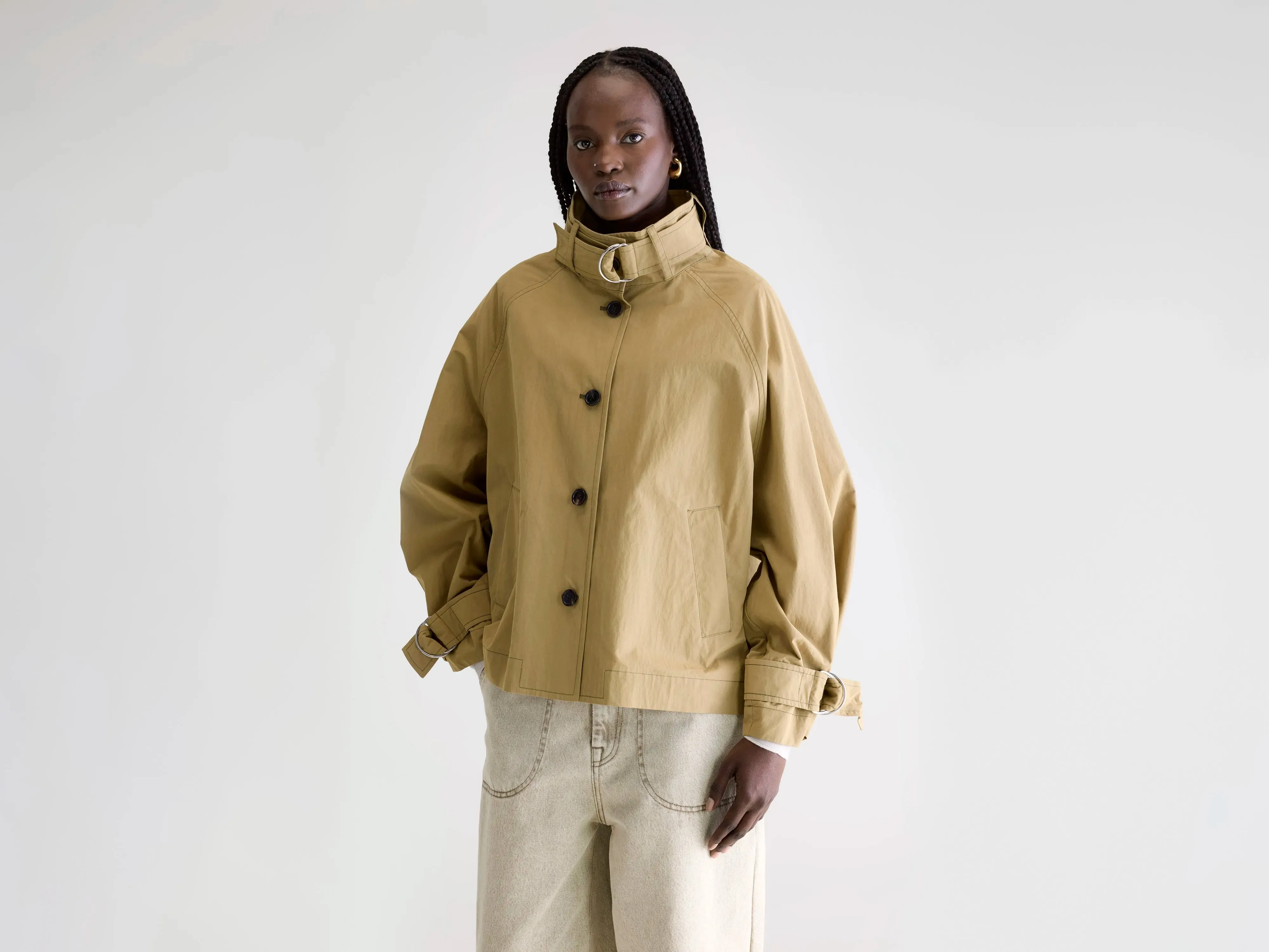 Hubble light trench (252 / W / SOIL) Business Attire Cozy Street Style