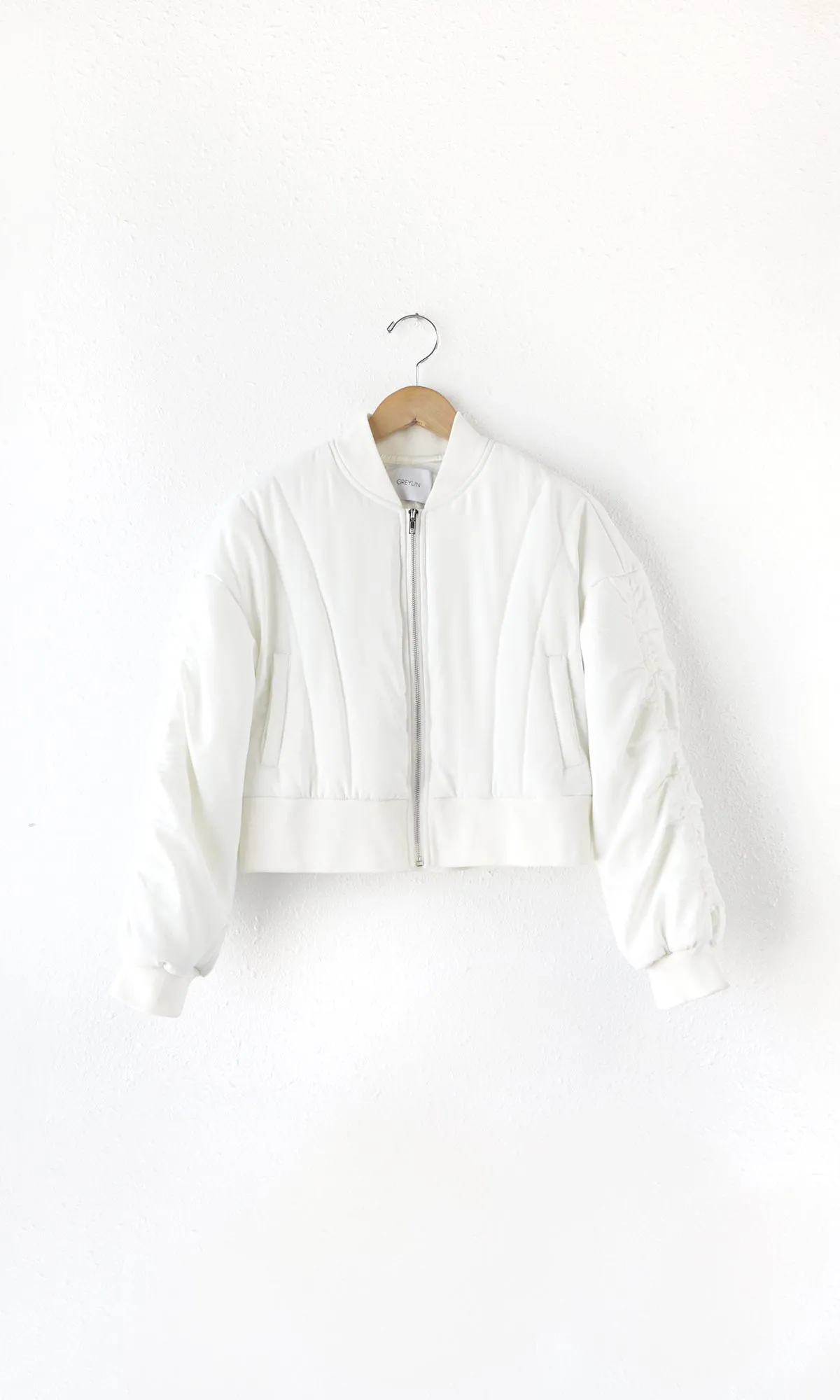 Wear Everywhere Frankie Cropped Bomber Jacket