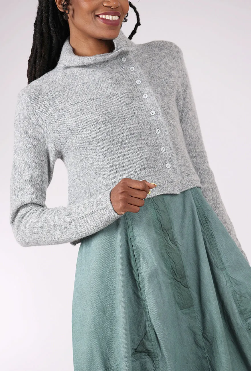 Wear-resistant Directional Change Cardie, Light Gray