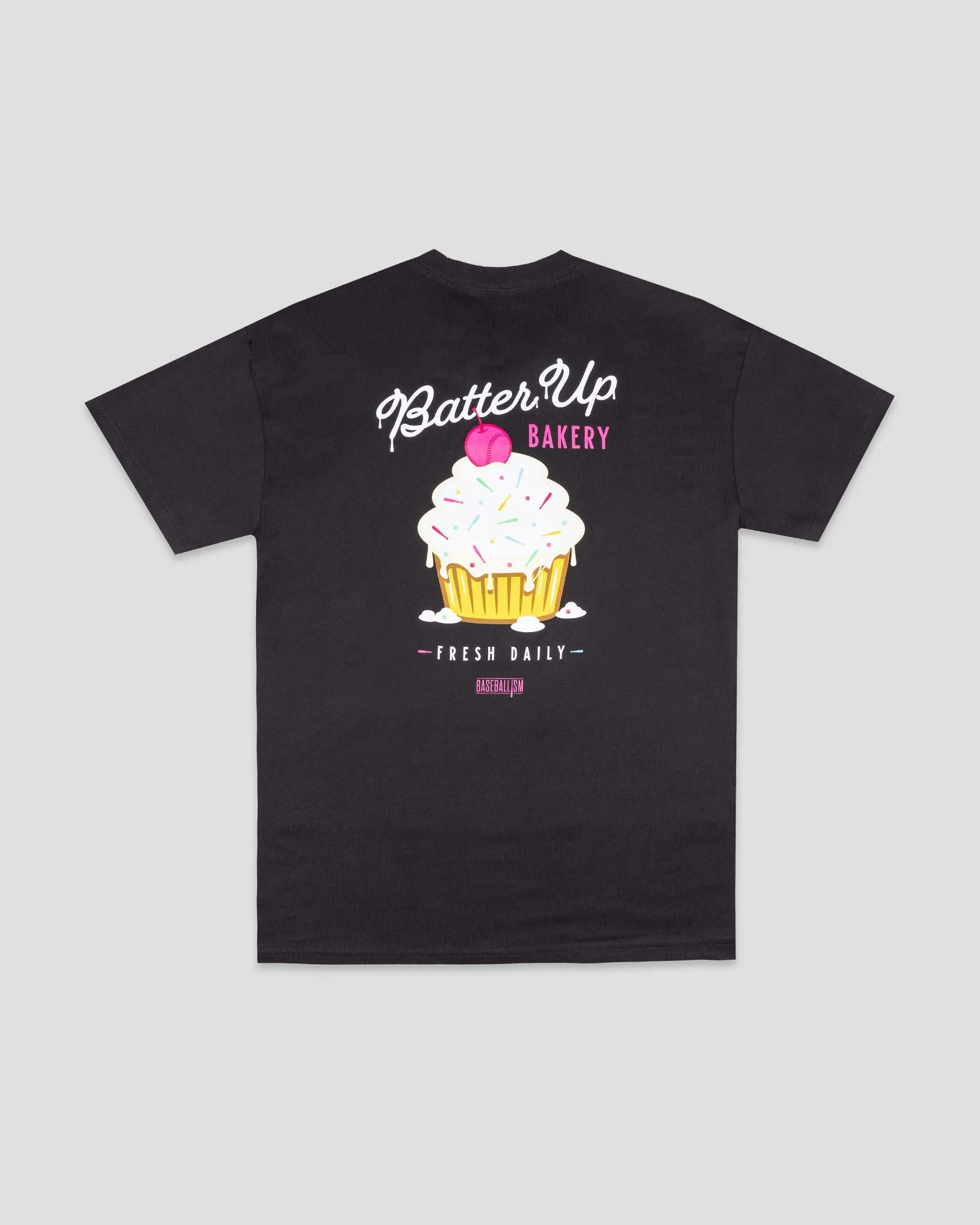 Wedding - elegant Batter Up Bakery Confetti Cupcake T-Shirt (Black)