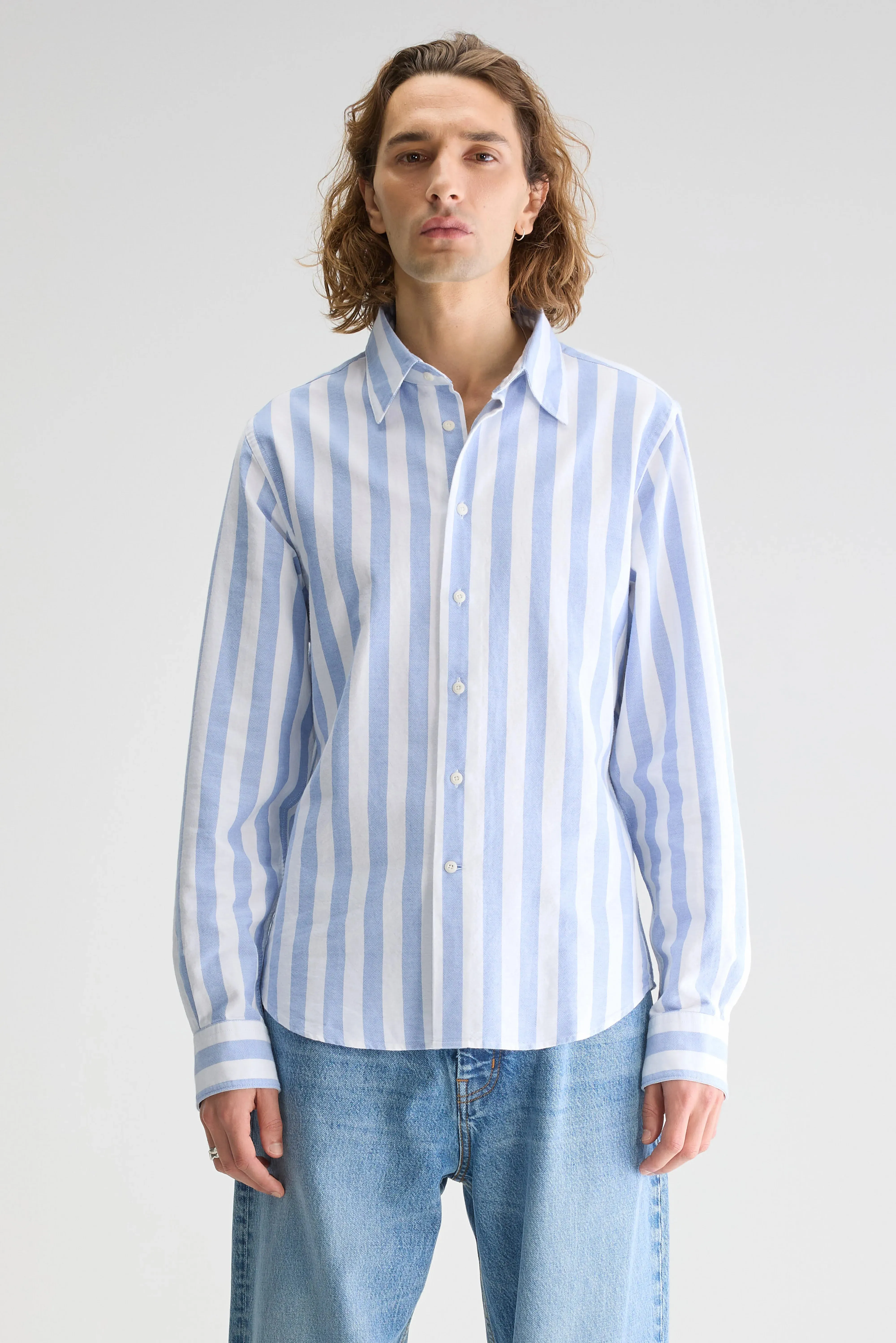 Weekend Style Franklin regular shirt (251 / M / STRIPE A)