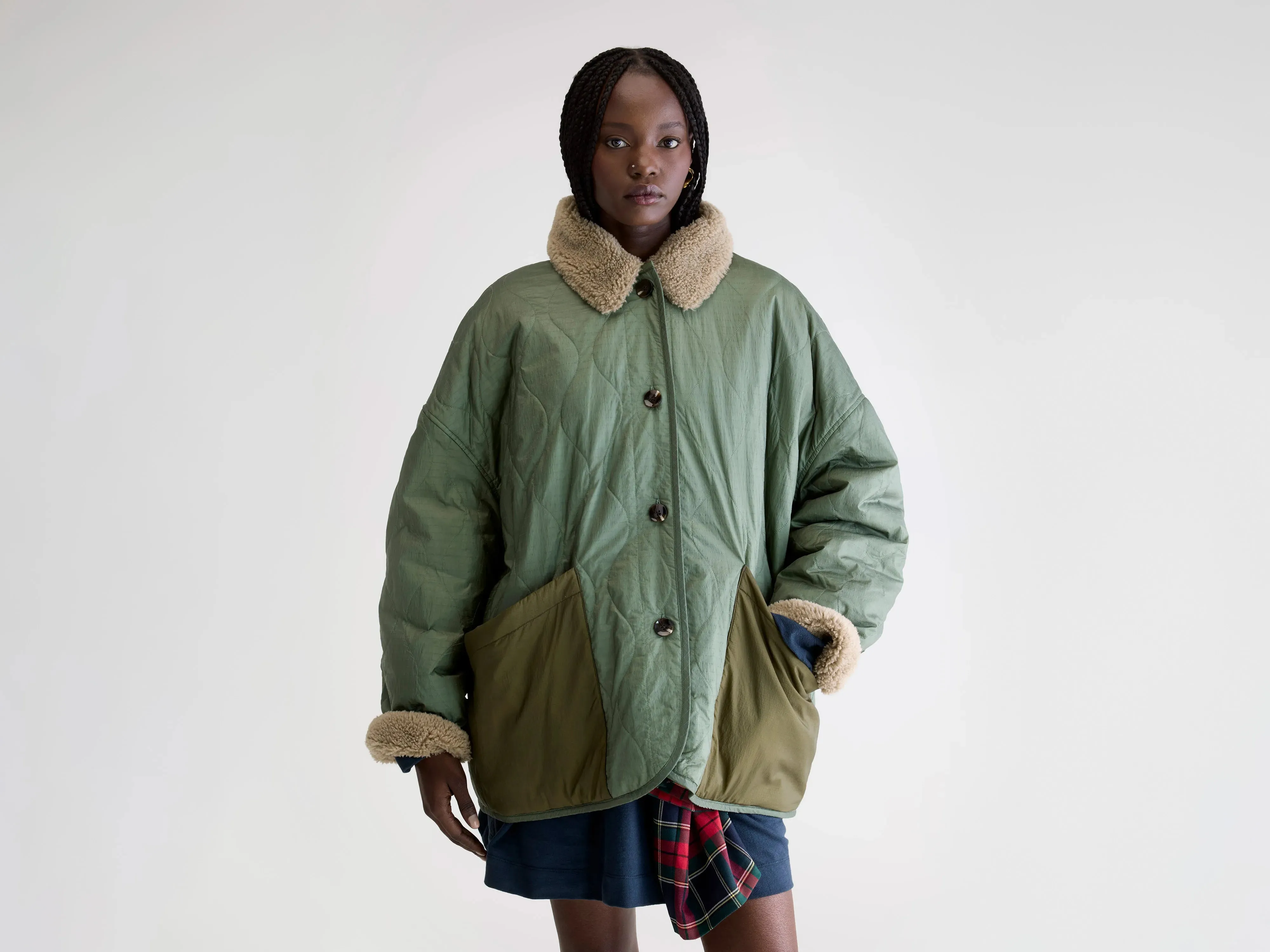 Hampton teddy jacket (252 / W / EUCALYPTUS) Work Tough Seasonal Trend