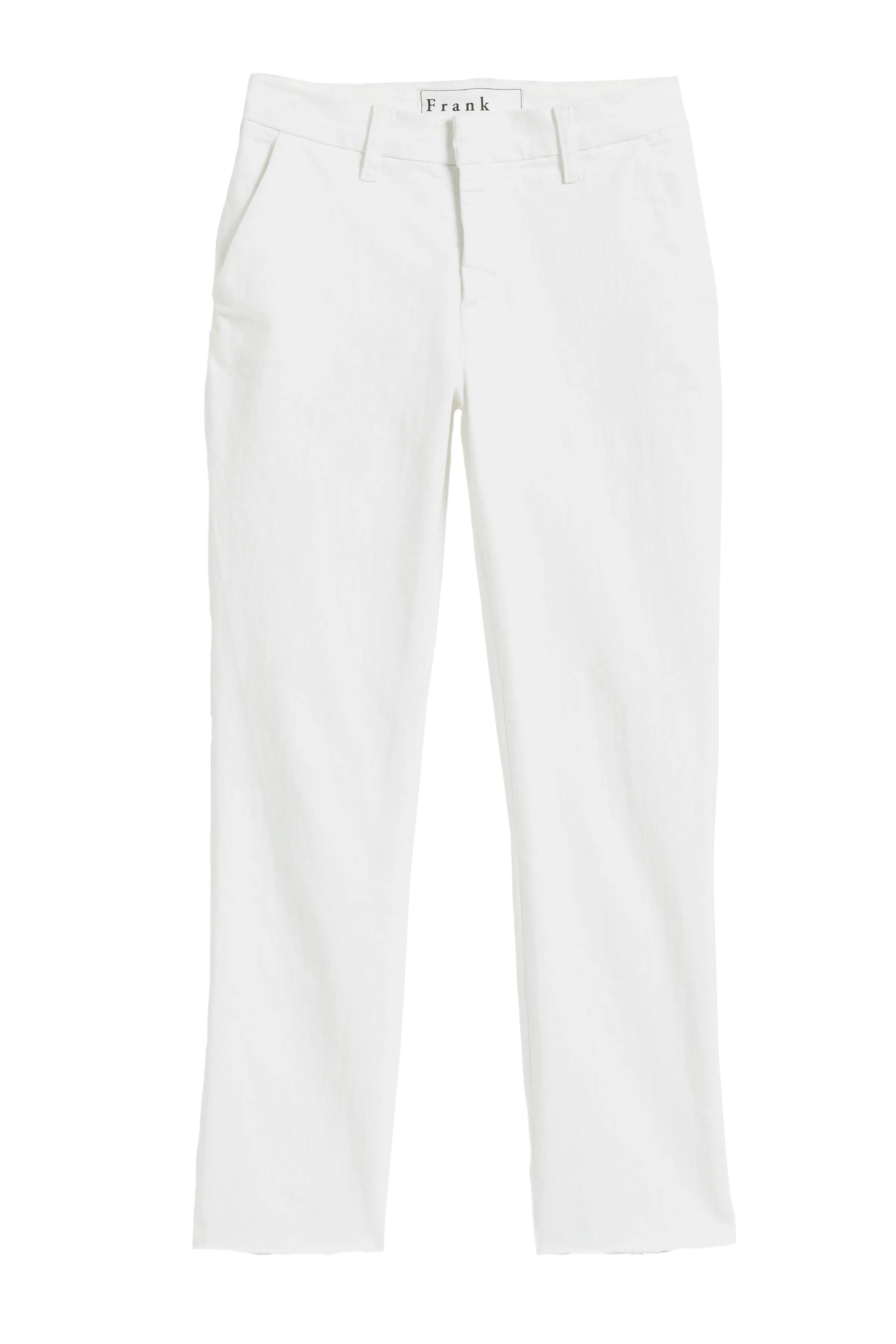 Wicklow Italian White Denim Chino Premium Texture