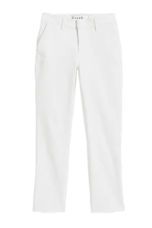 Wicklow Italian White Denim Chino Office Wear Weekend Warrior Trend Setter