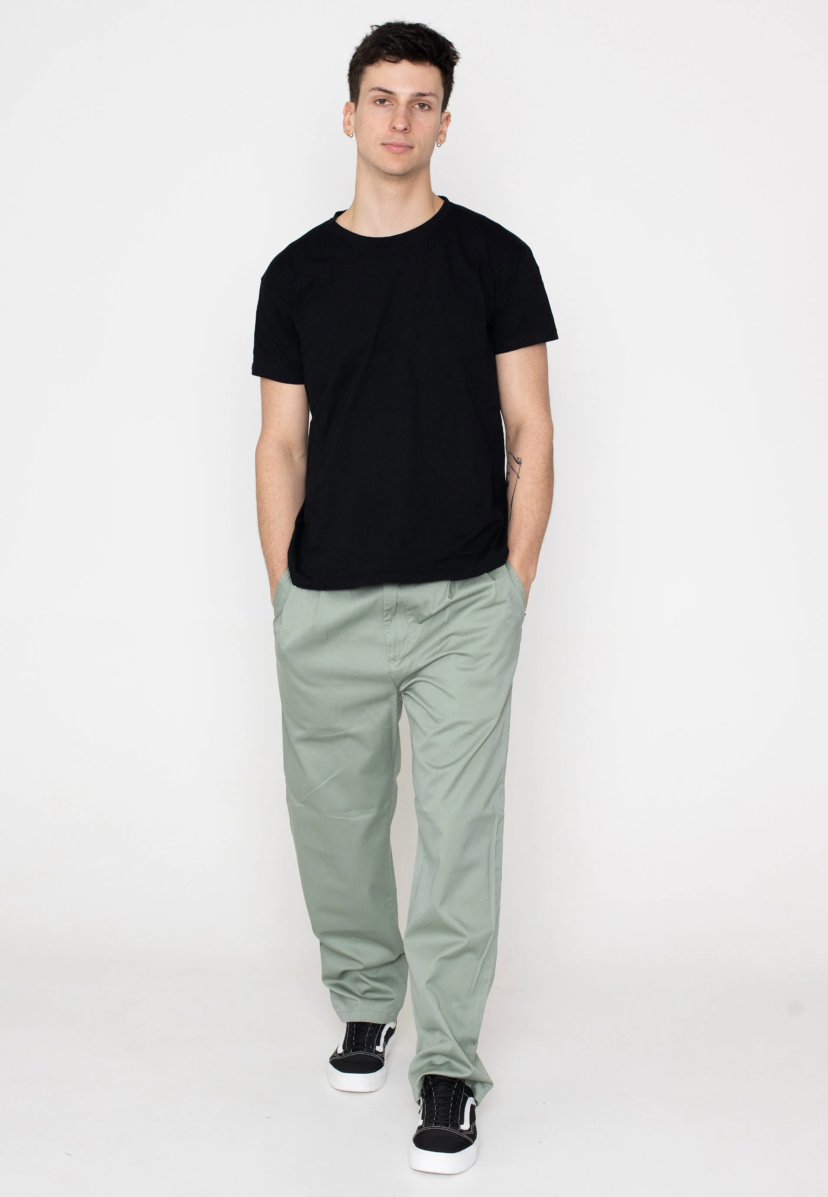 Wide Leg Carhartt WIP - Salford Rinsed Yucca - Pants