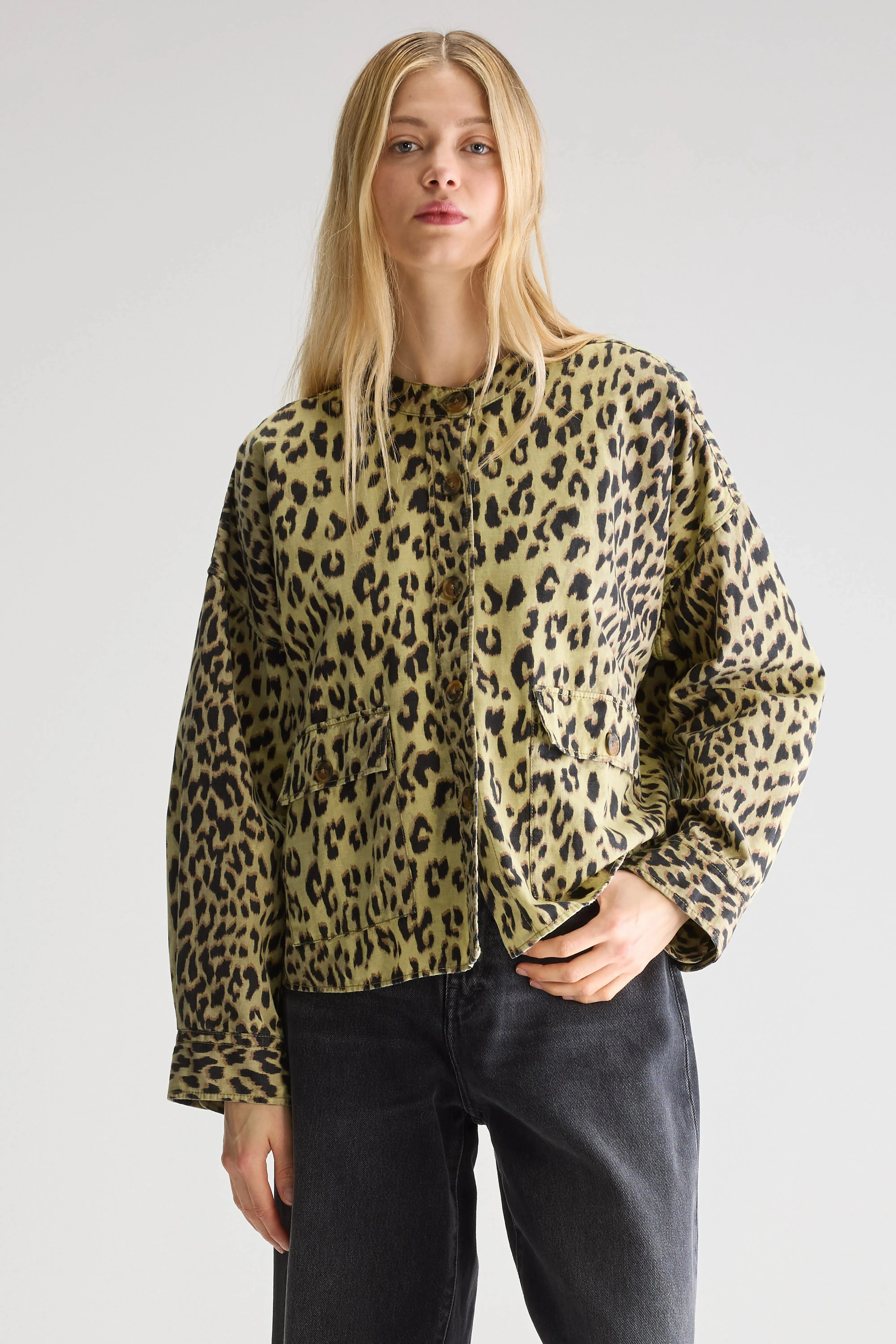 Willie leopard-print overshirt (251 / W / COMBO A) Weekend Fit Ready