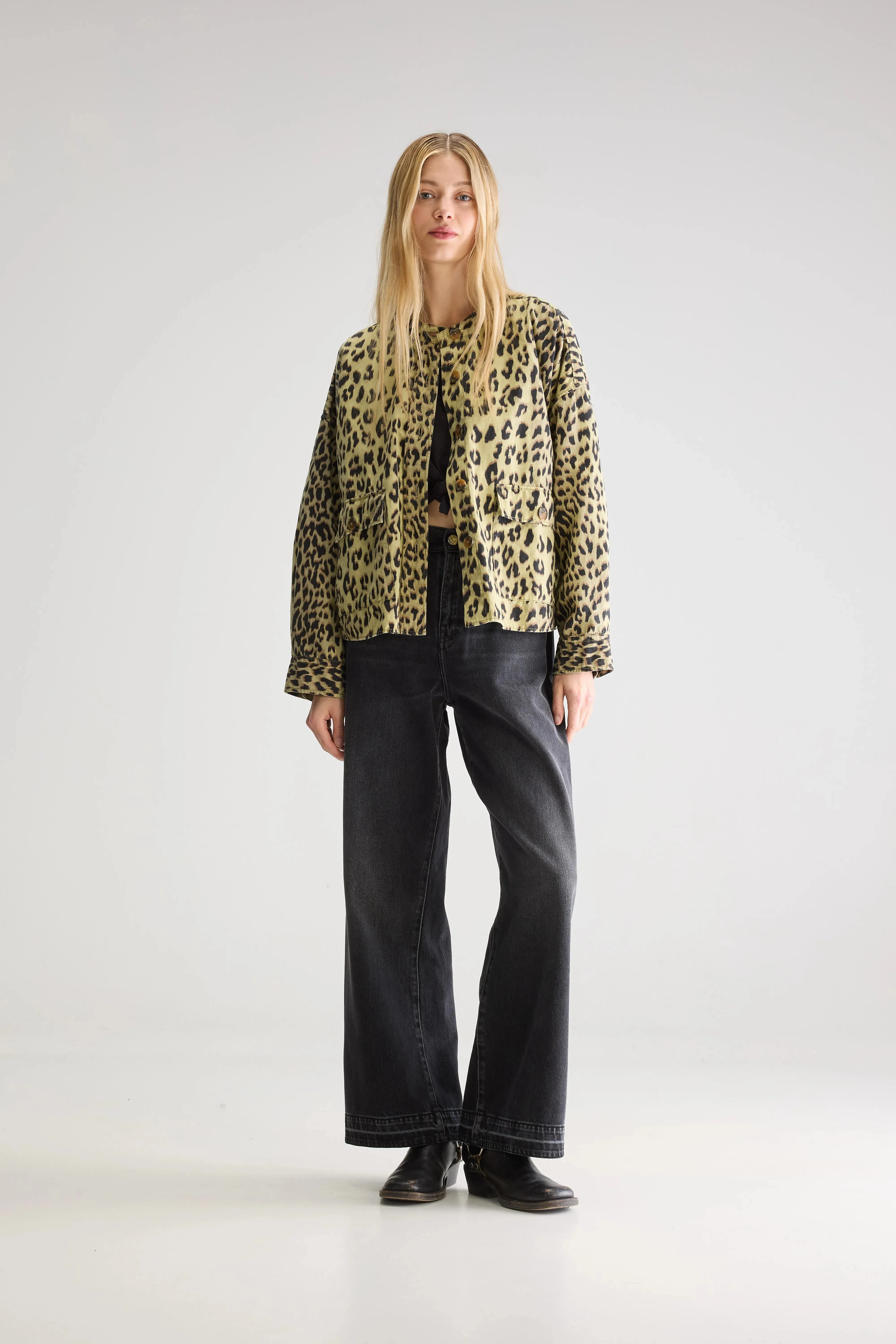 Willie leopard-print overshirt (251 / W / COMBO A) Weekend Fit Ready