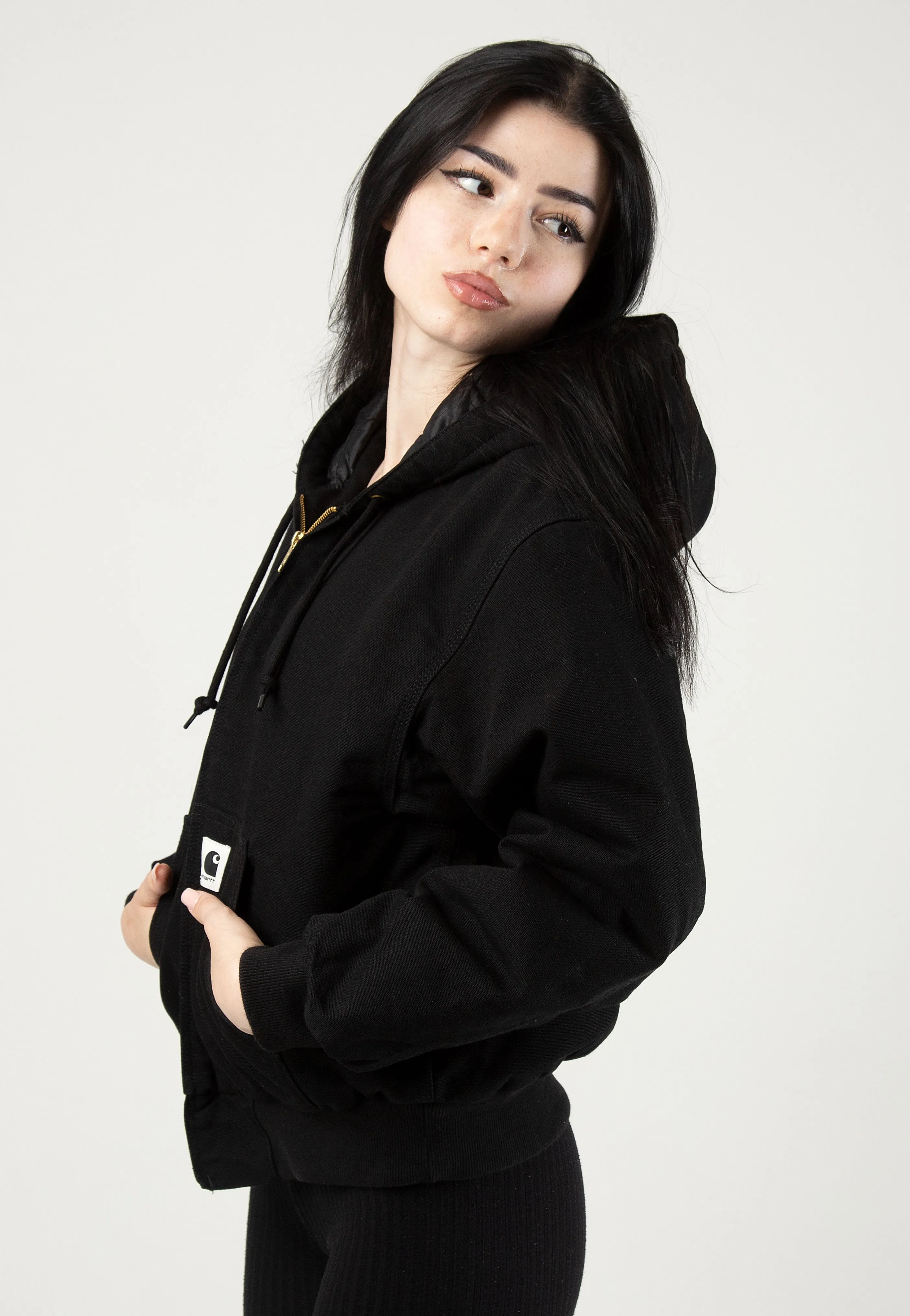 Wind Proofing Carhartt WIP - W' Og Active Rinsed Black - Jacket