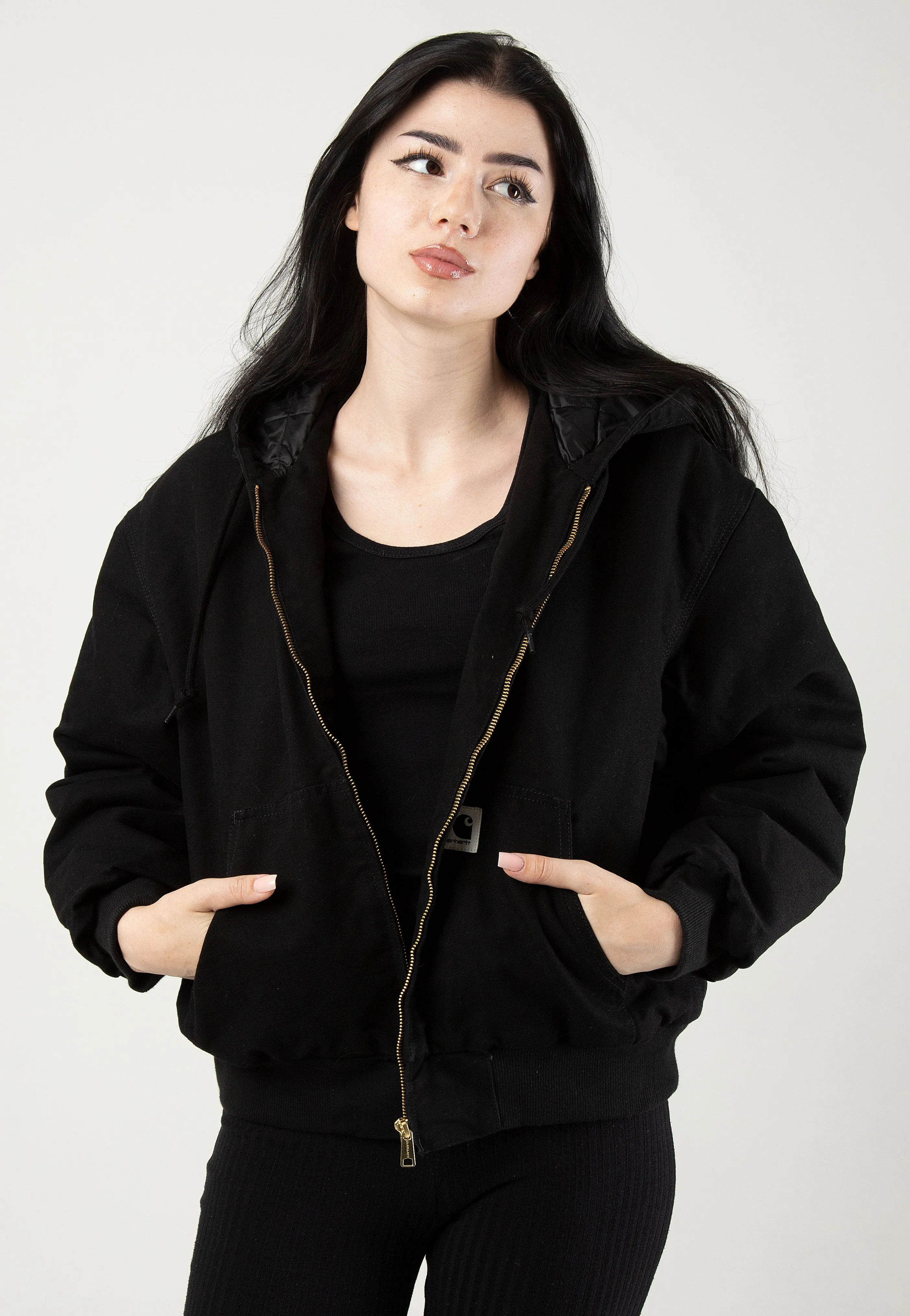 windproof Insulated Wear Carhartt WIP - W' Og Active Rinsed Black - Jacket