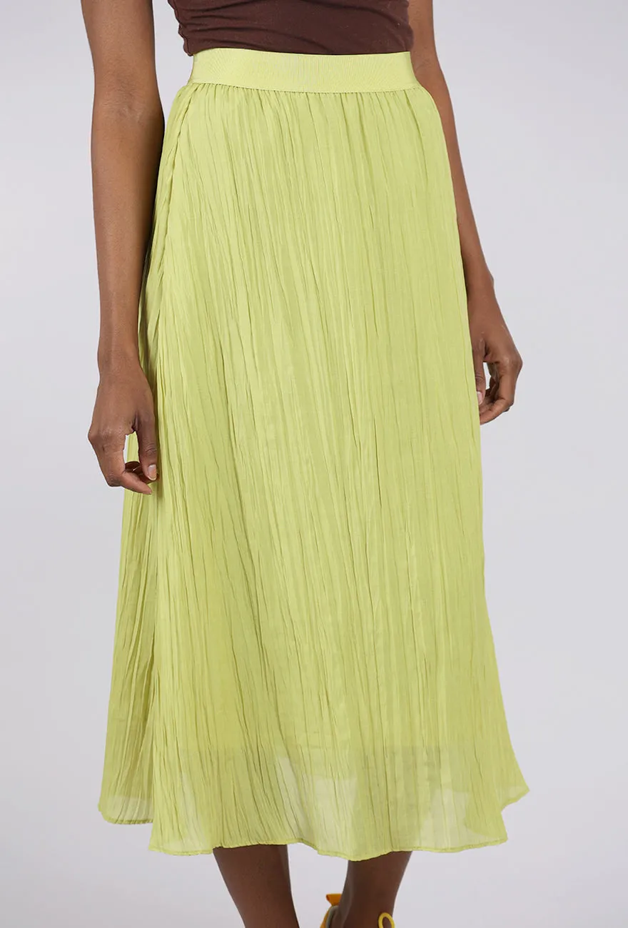 Winona Skirt, Citron Cutout Detail
