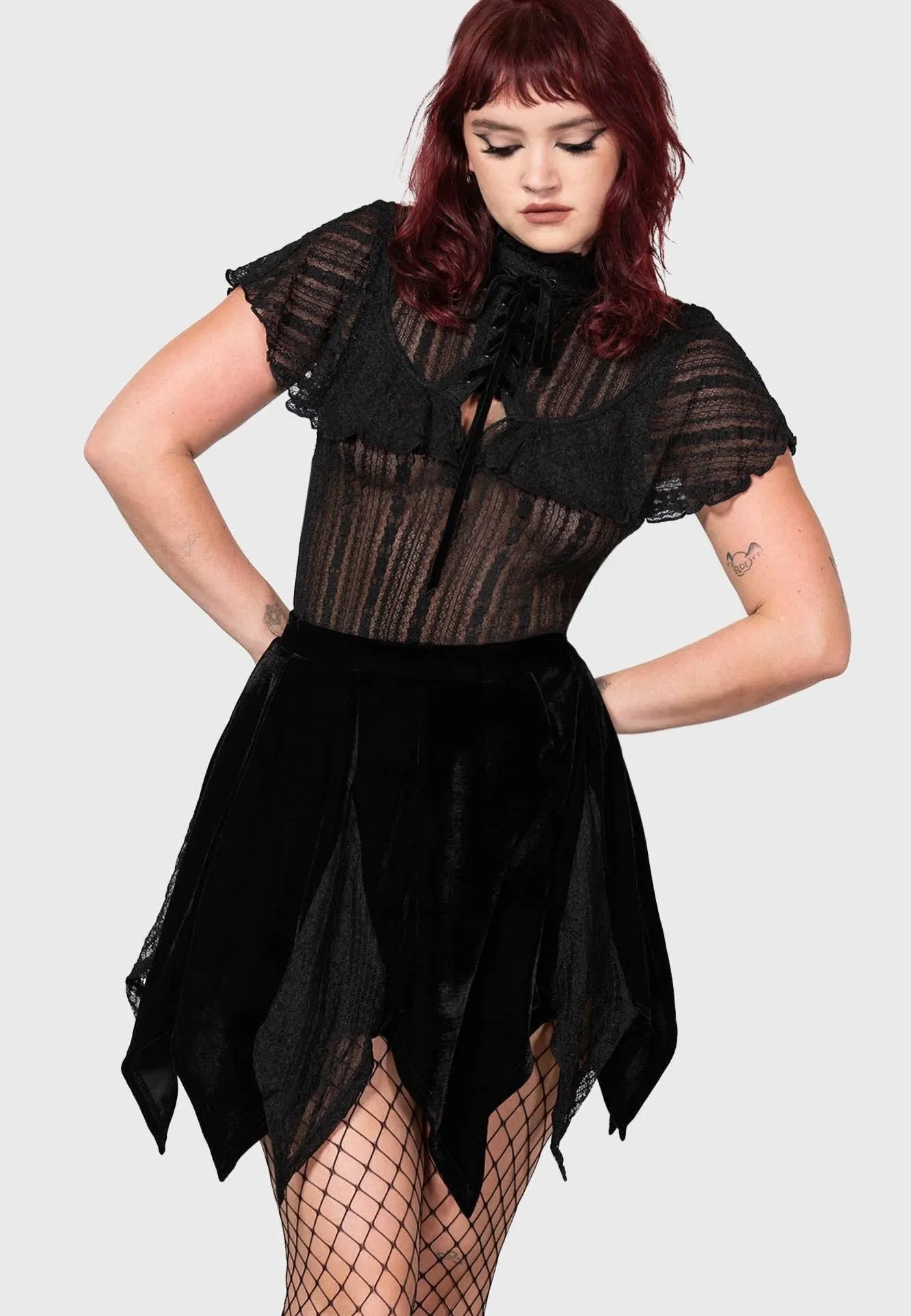 Winter Ready Killstar - Josephines Revenge Black - Skirt
