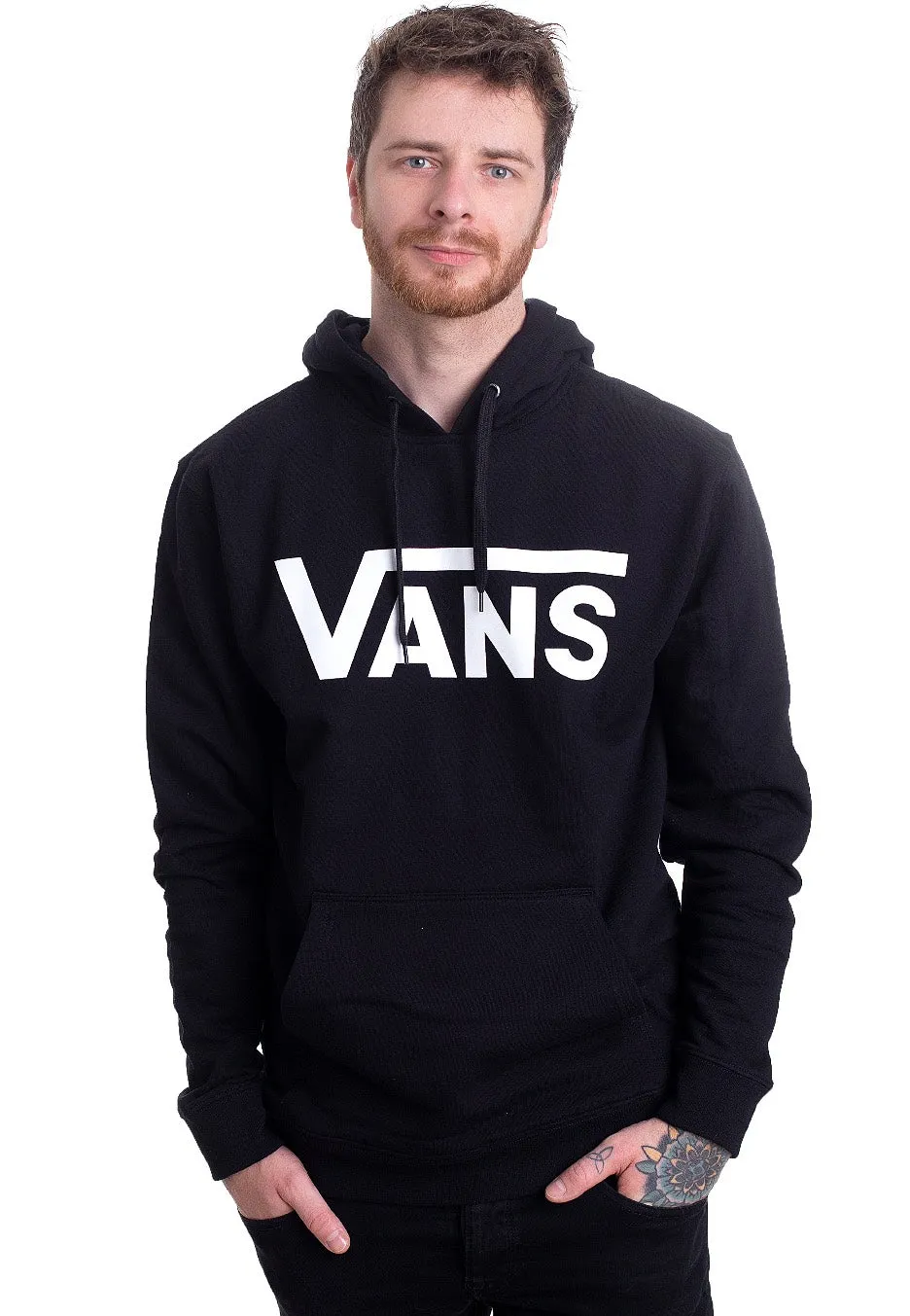 Winter Ready Vans - Vans Classic II Black/White - Hoodie