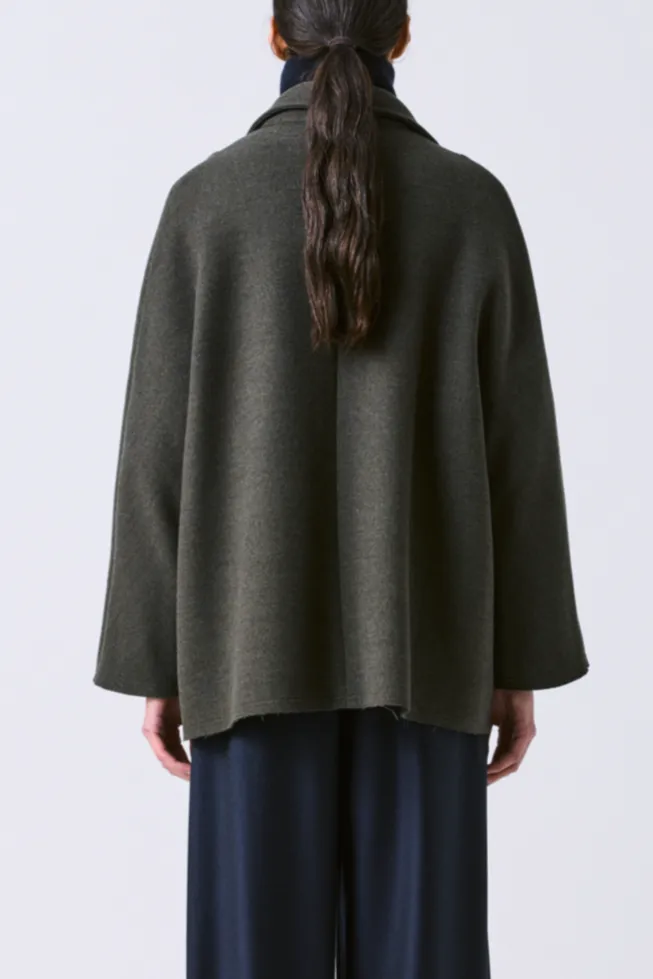 Wool Military Peacoat hand craft