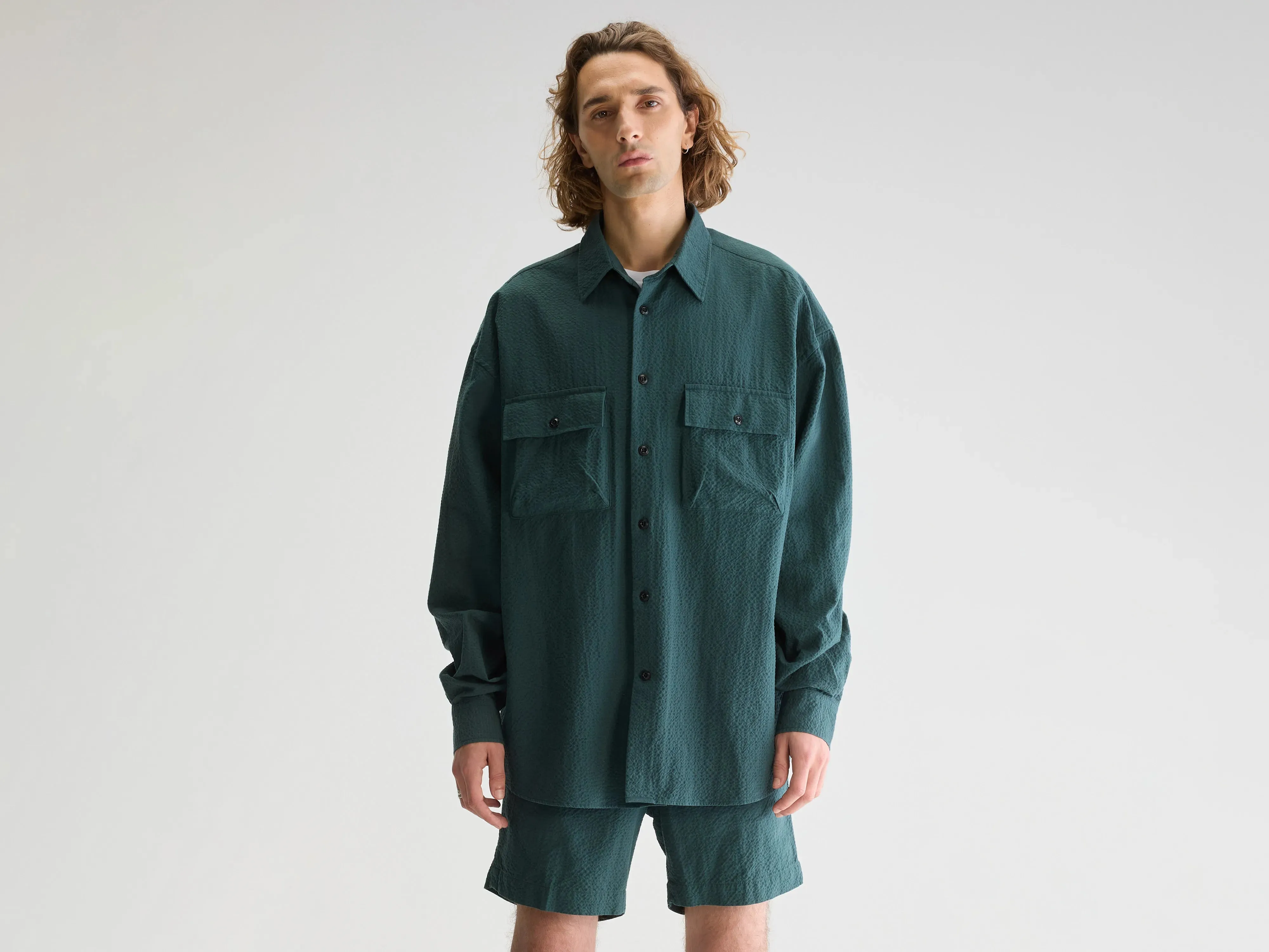 Flopok shirt (251 / M / KOMBU) Smooth Layer