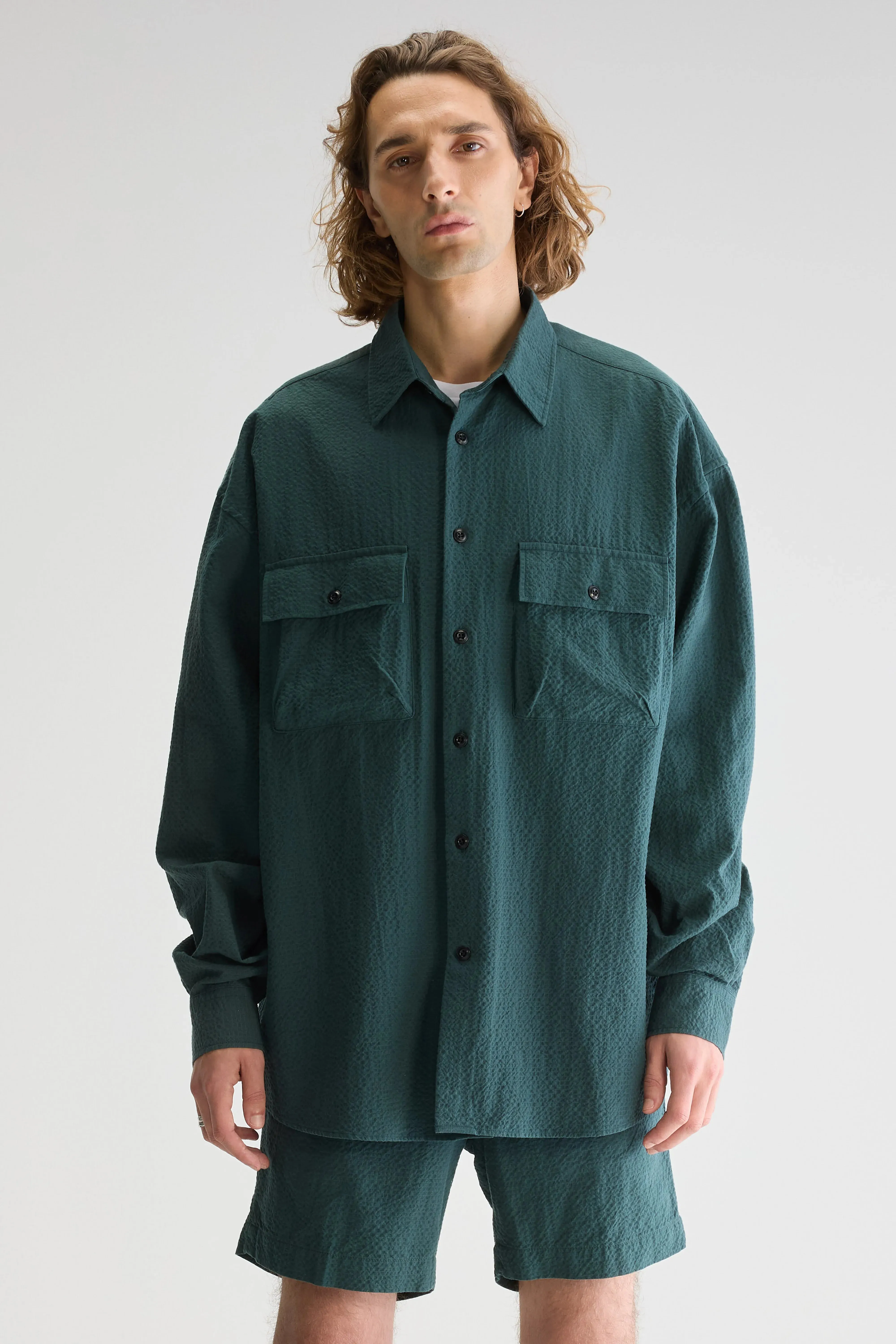Work Ready Flopok shirt (251 / M / KOMBU)