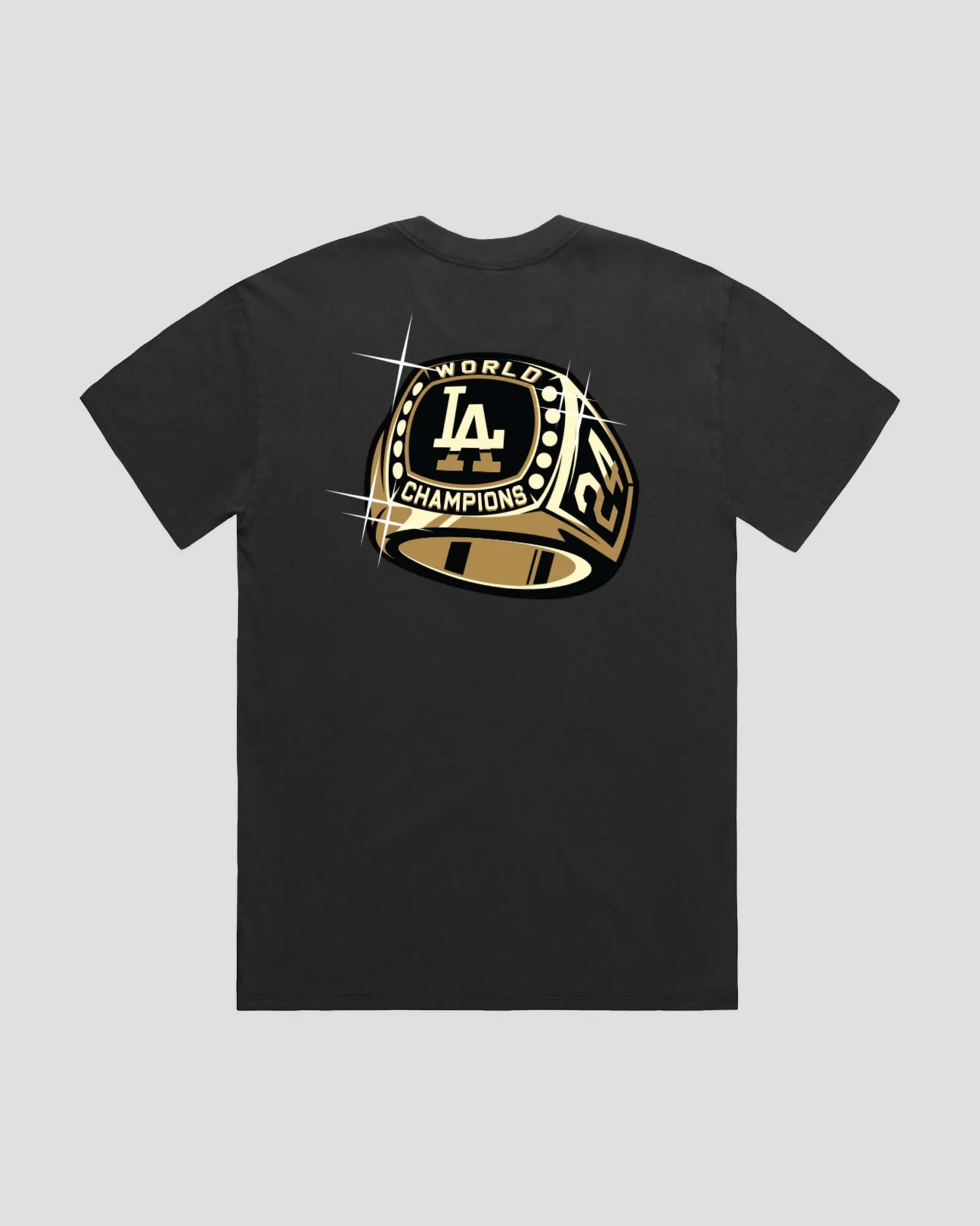 World Champs Relaxed Fit Tee - Los Angeles Dodgers Trendy Comfort Weekend Look