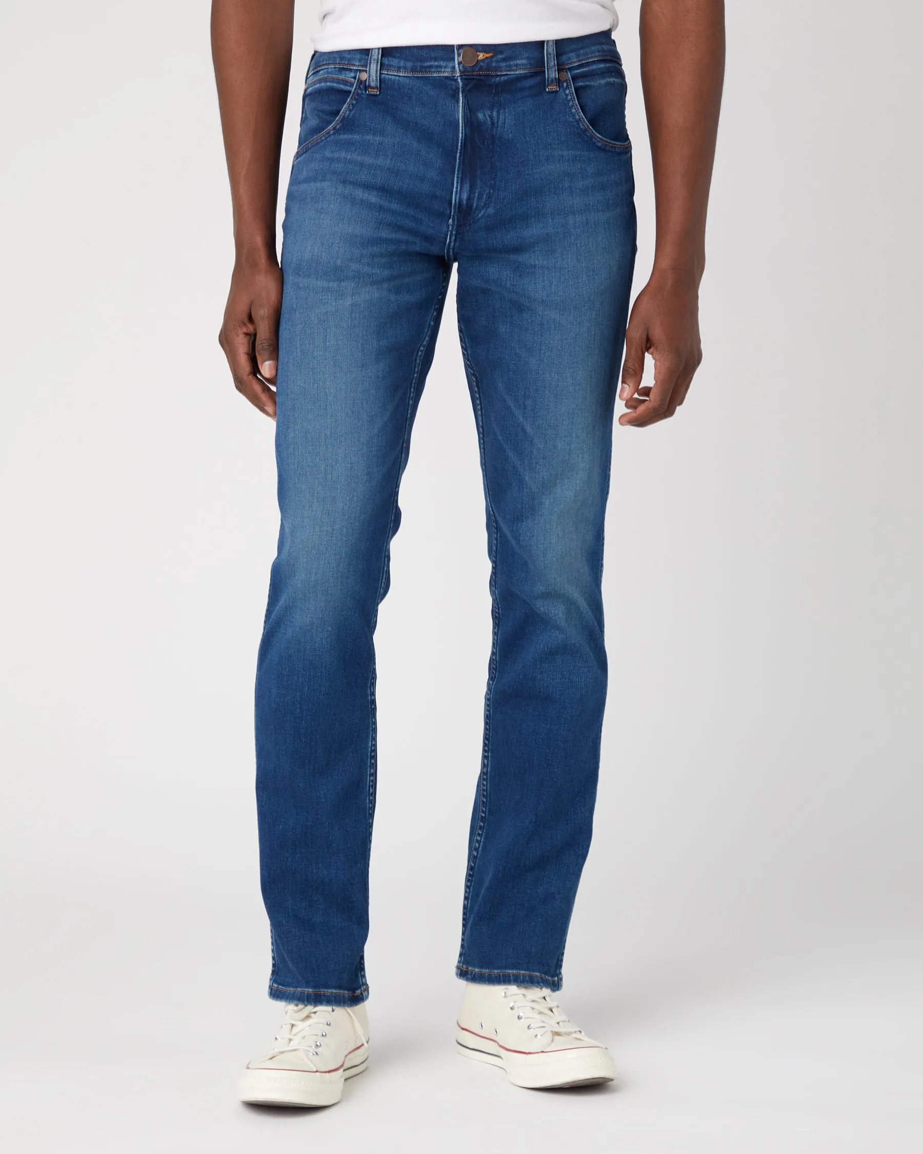 Wrangler Greensboro 'Epic Soft' Regular Fit Mens Jeans - Verve | Wrangler Jeans | JEANSTORE