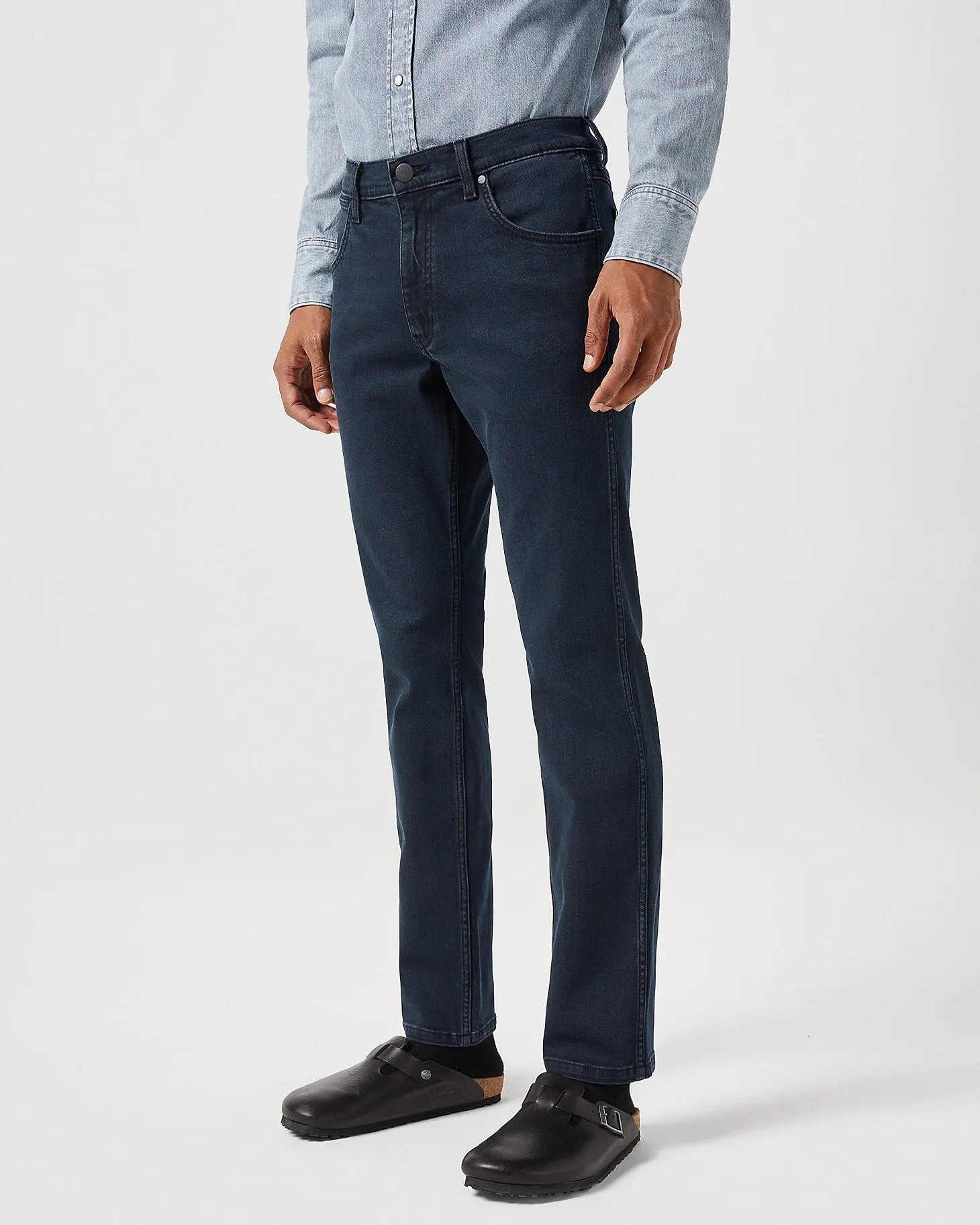 Wrangler Greensboro Regular Fit Mens Jeans - Cloudy Skies | Wrangler Jeans | JEANSTORE
