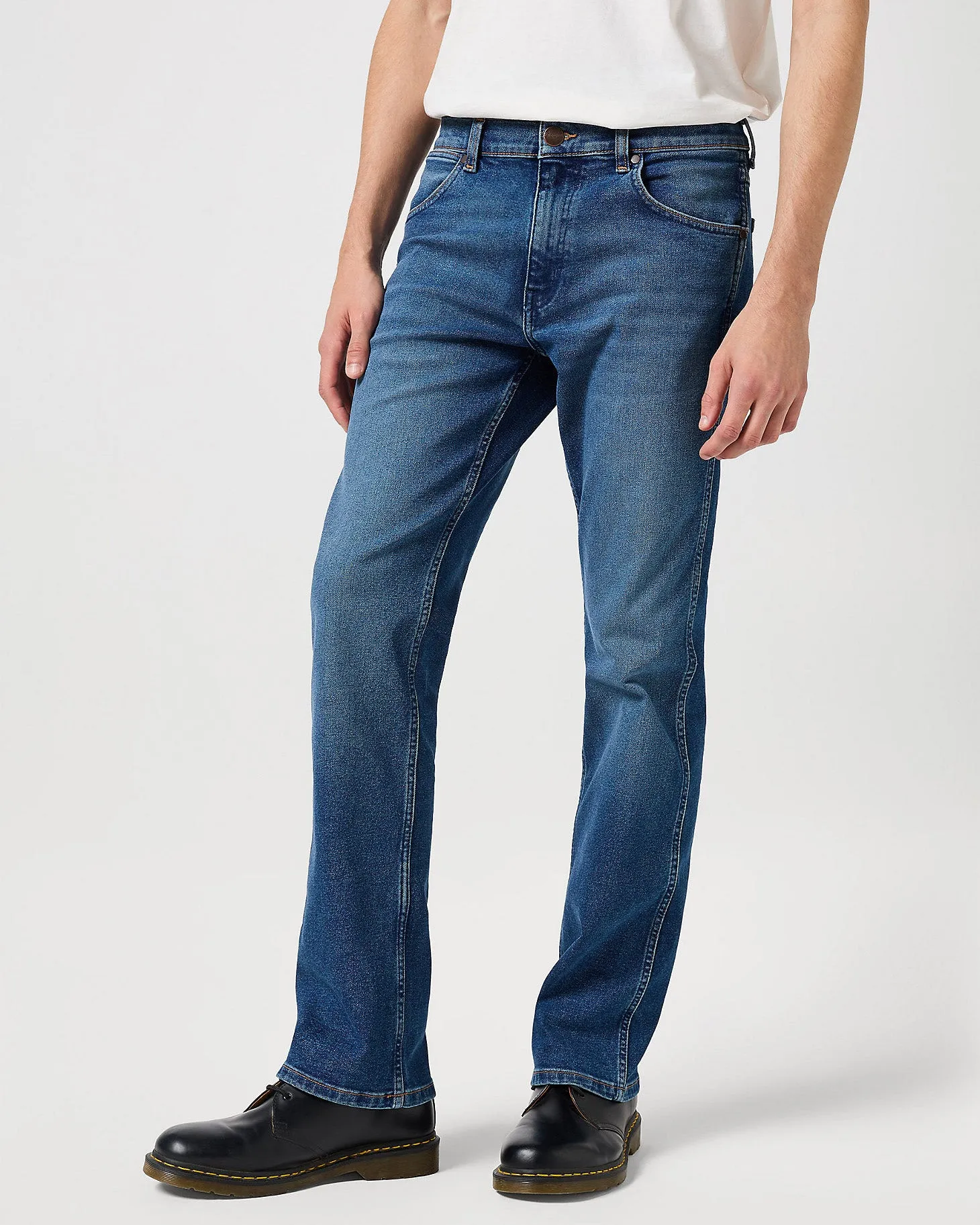 Wrangler Horizon '365 Cool' Bootcut Mens Jeans - Old Habits | Wrangler Jeans | JEANSTORE