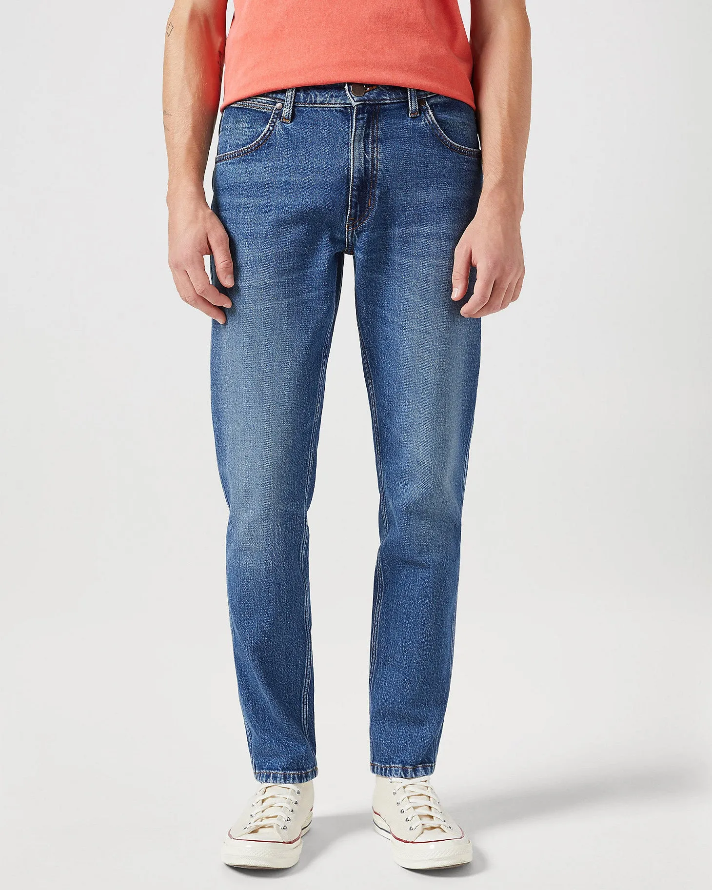 Wrangler River Regular Tapered Mens Jeans - Seeing Double | Wrangler Jeans | JEANSTORE