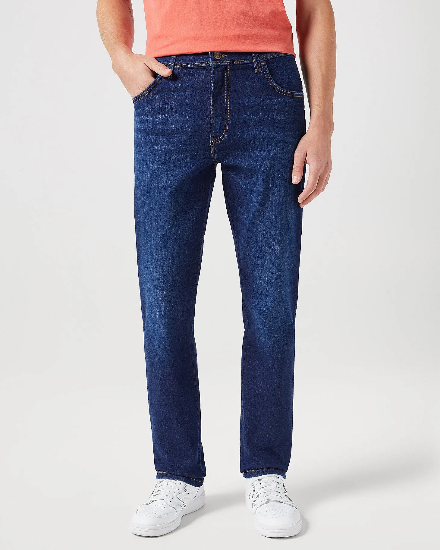 Wrangler Texas SLIM 'Epic Soft' Mens Jeans - Night Shade | Wrangler Jeans | JEANSTORE