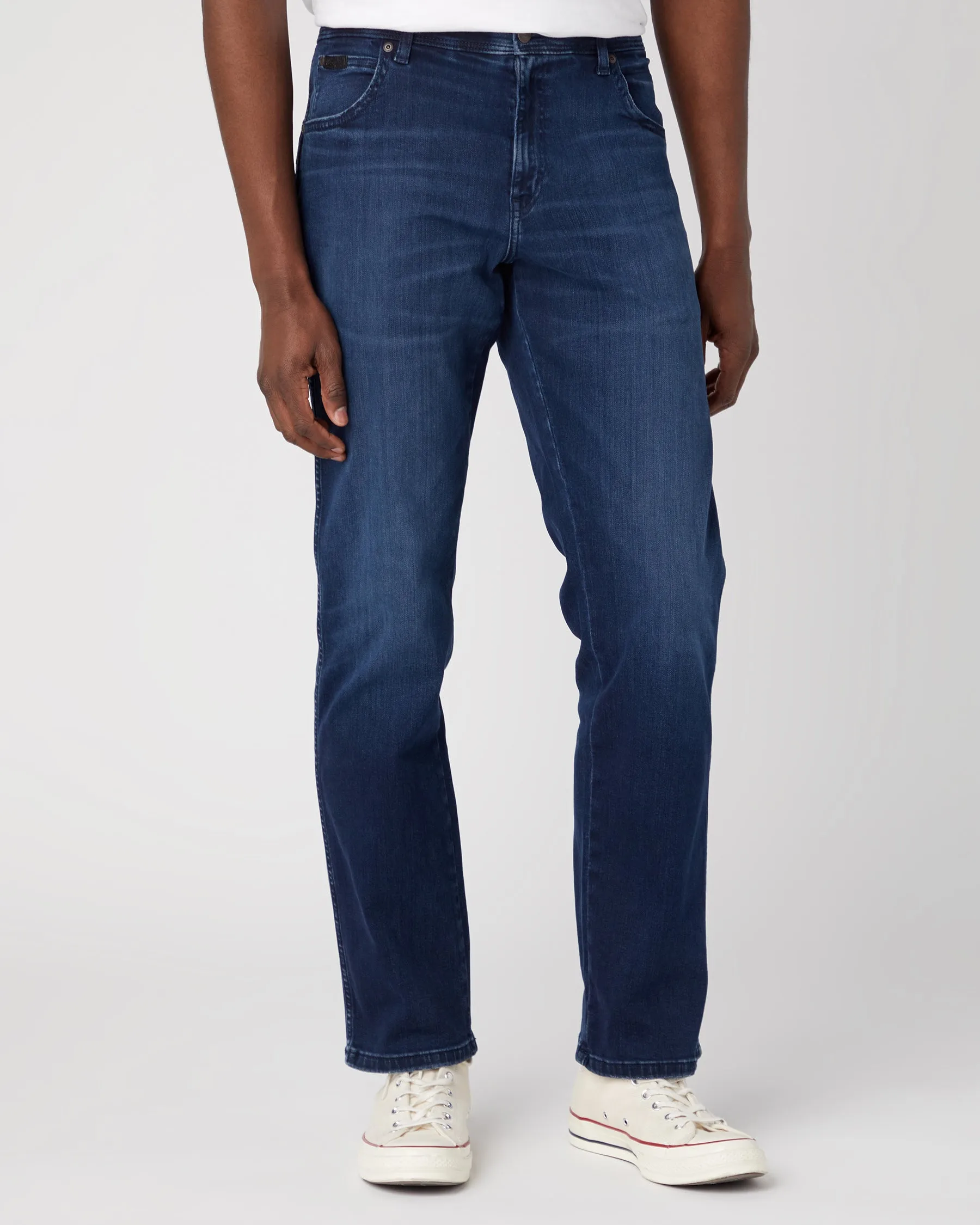Wrangler Texas Stretch Authentic Straight Mens Jeans - Arm Strong | Wrangler Jeans | JEANSTORE