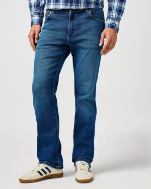 Wrangler Texas Stretch Authentic Straight Mens Jeans - Verdant Tone | Wrangler Jeans | JEANSTORE