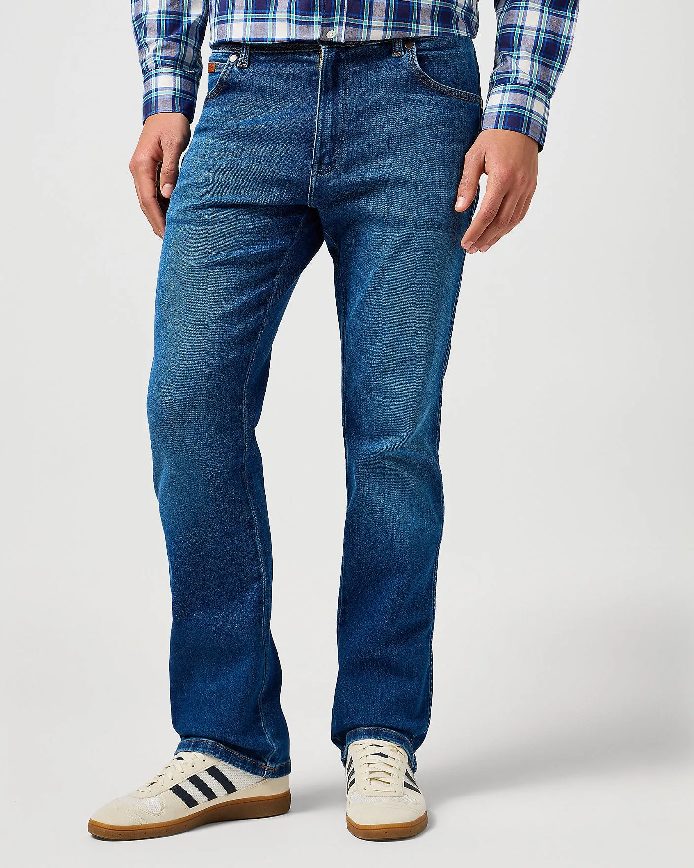 Wrangler Texas Stretch Authentic Straight Mens Jeans - Verdant Tone | Wrangler Jeans | JEANSTORE