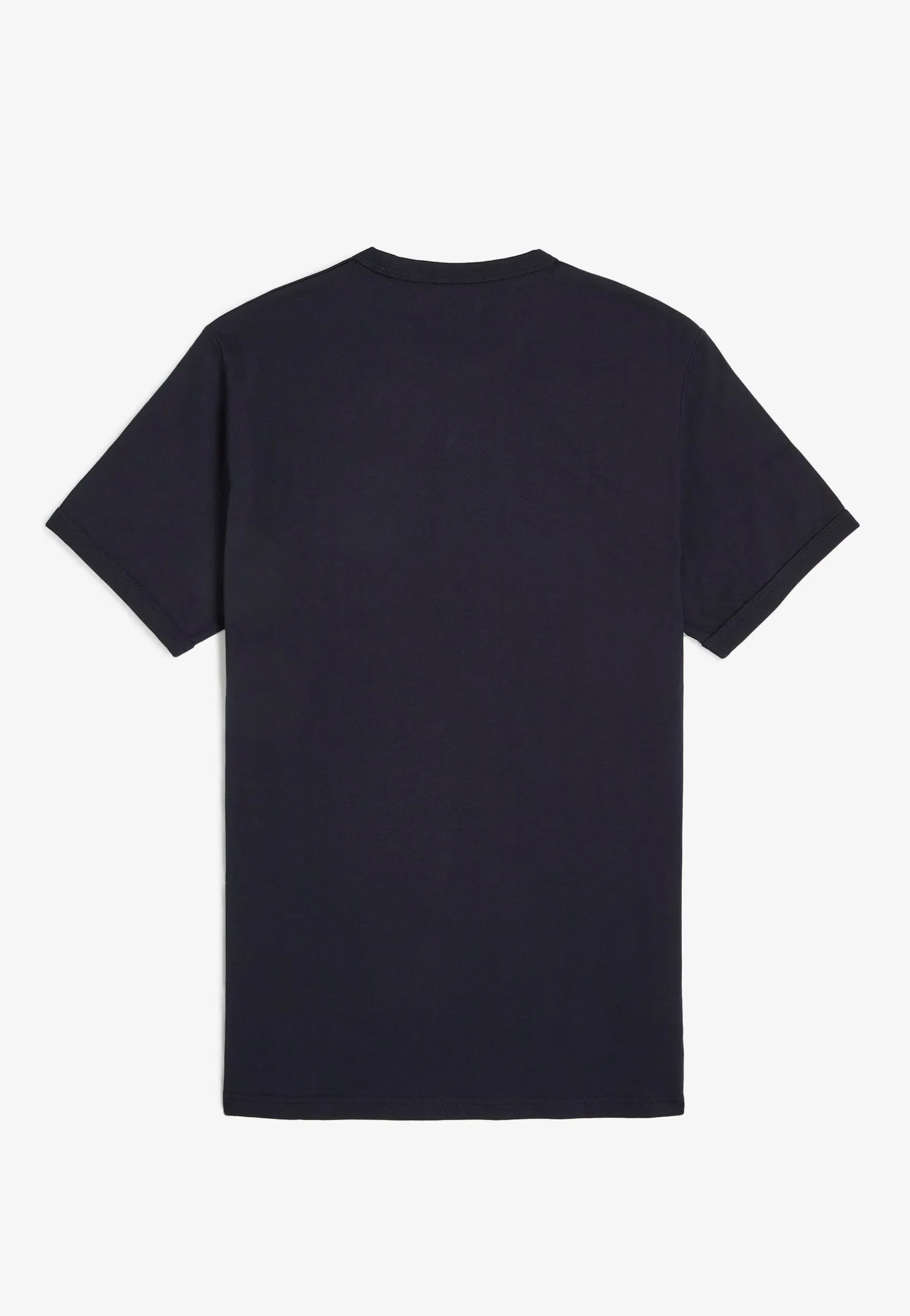 Wrinkle-free and convenient Fred Perry - Ringer Navy - T-Shirt