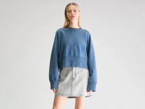 Matte Finish Slenni crewneck sweatshirt (251 / W / BLUE JEANS)
