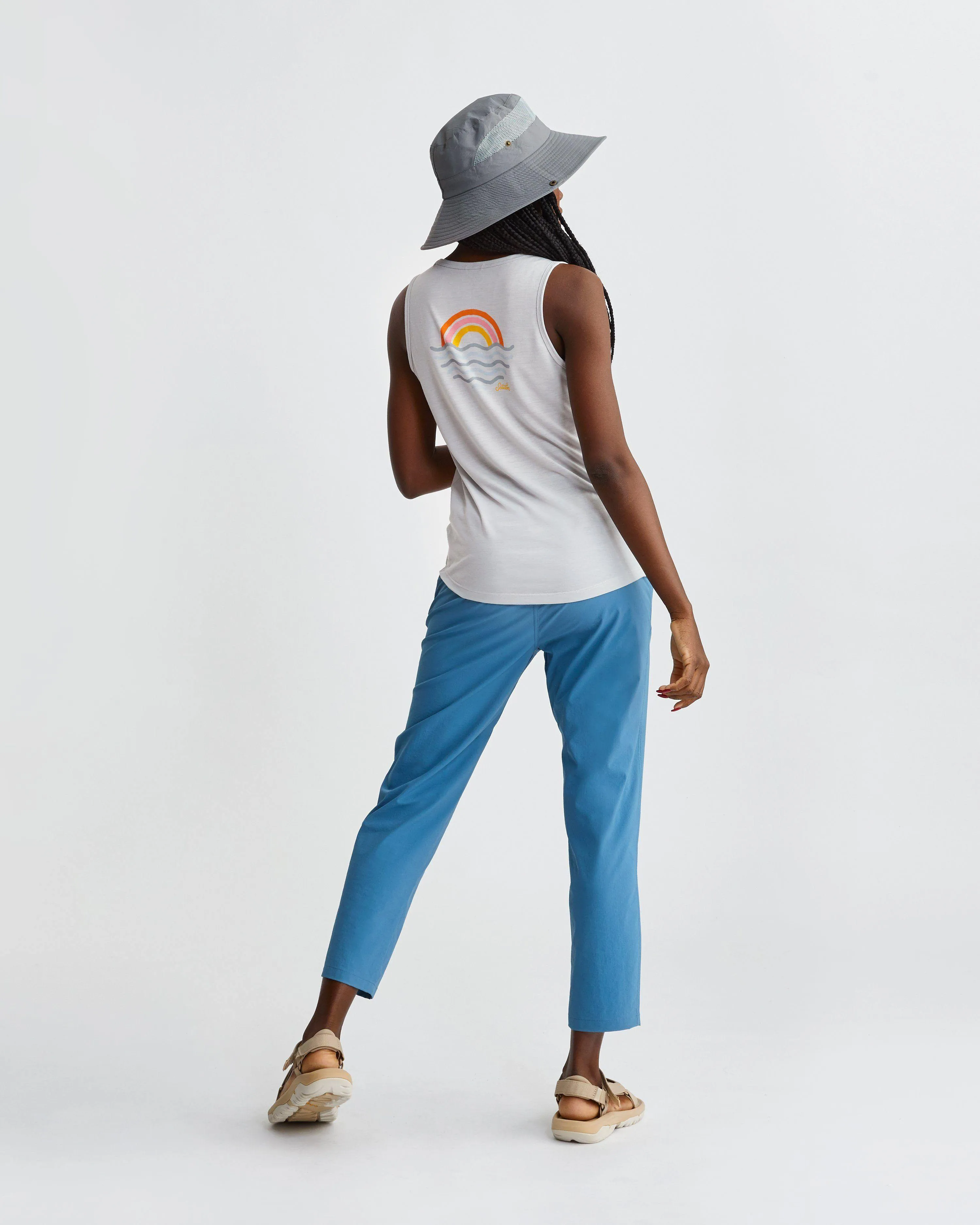 W's Daymaker Tank Top- Sea Wave Carbon - neutral holders