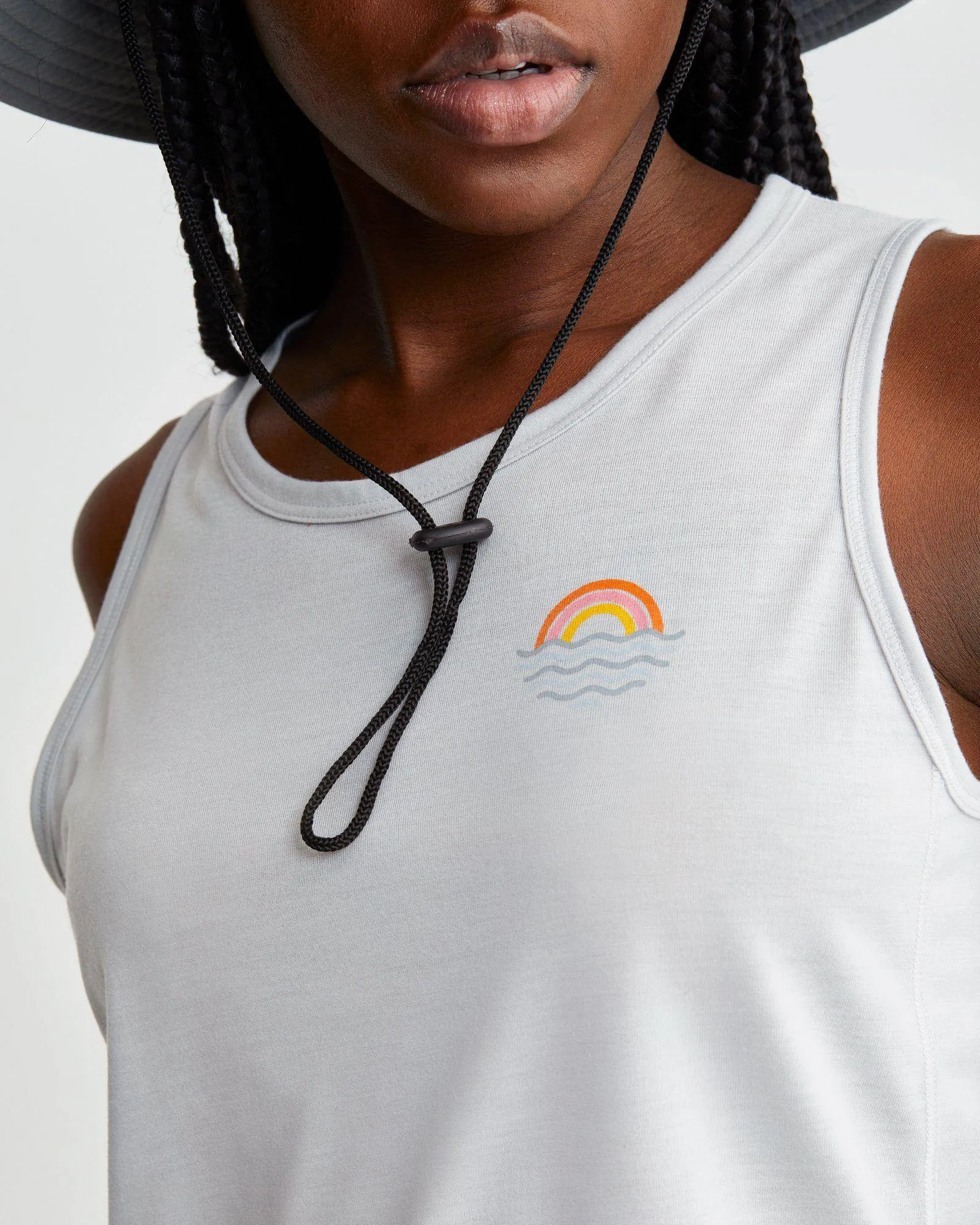 W's Daymaker Tank Top- Sea Wave Carbon - neutral holders