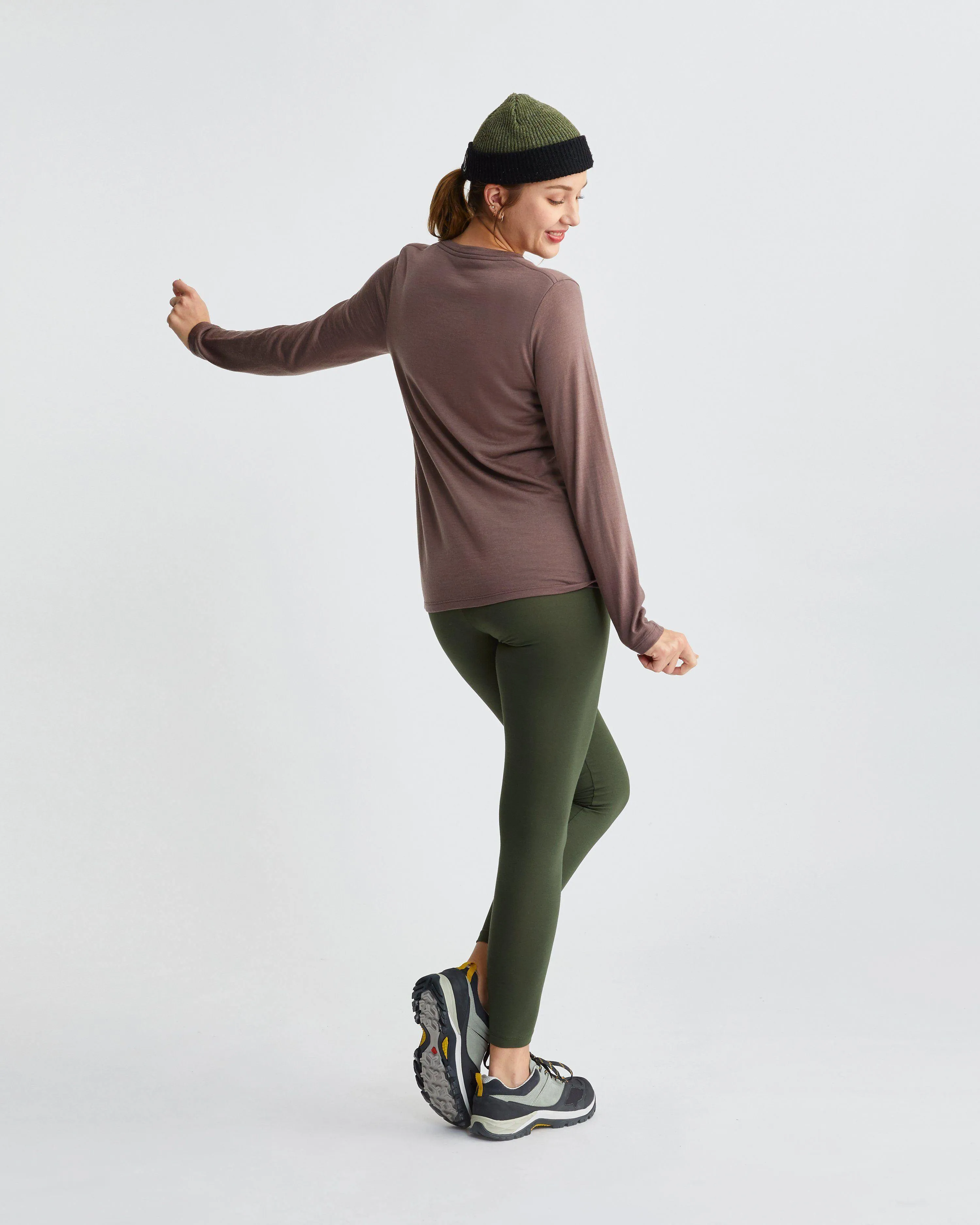 W's Traveler Merino LS Tee Polka Dots
