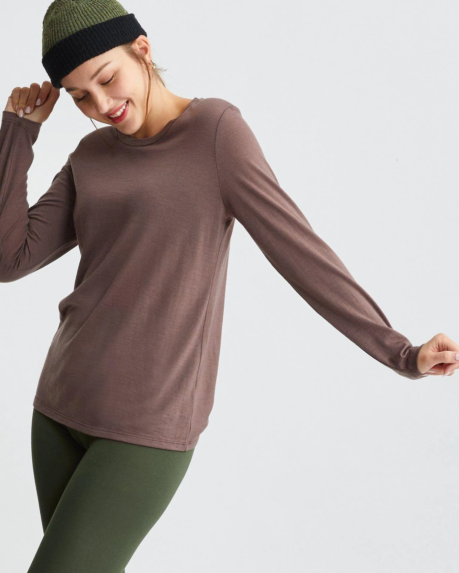 W's Traveler Merino LS Tee Polka Dots