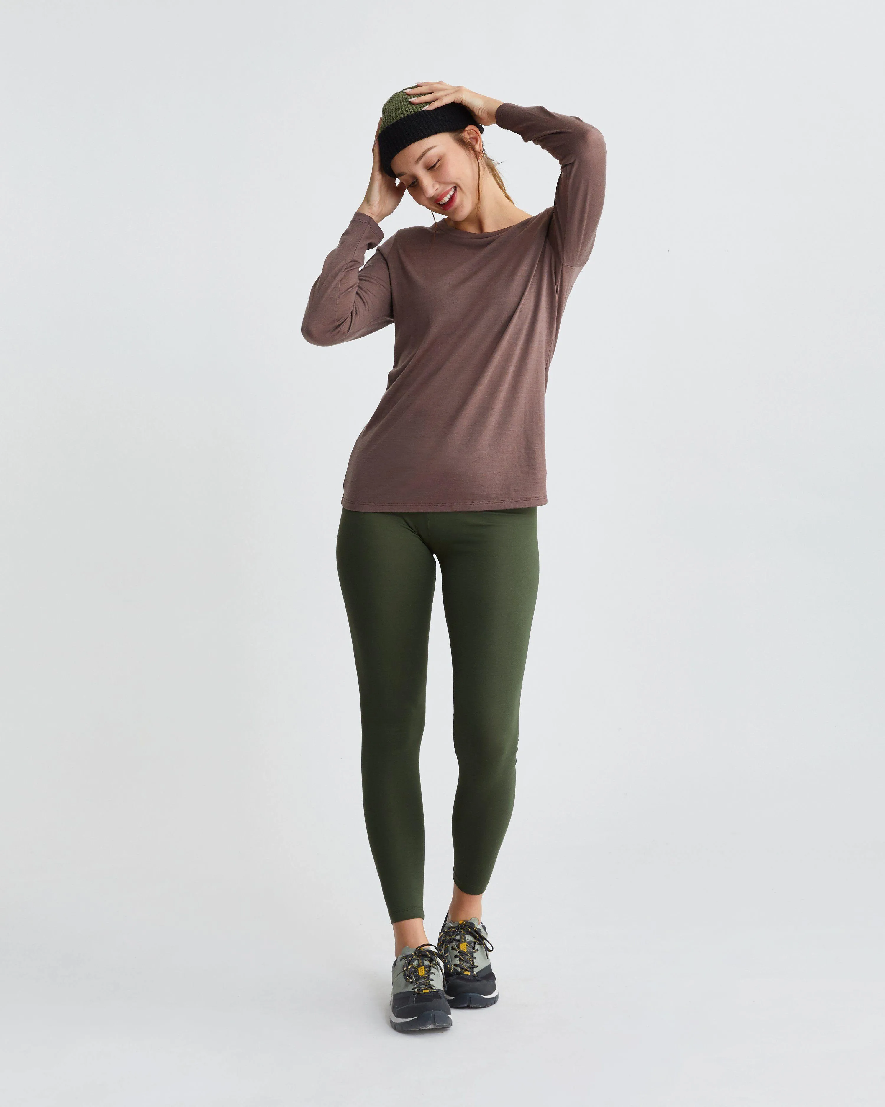 W's Traveler Merino LS Tee Polka Dots
