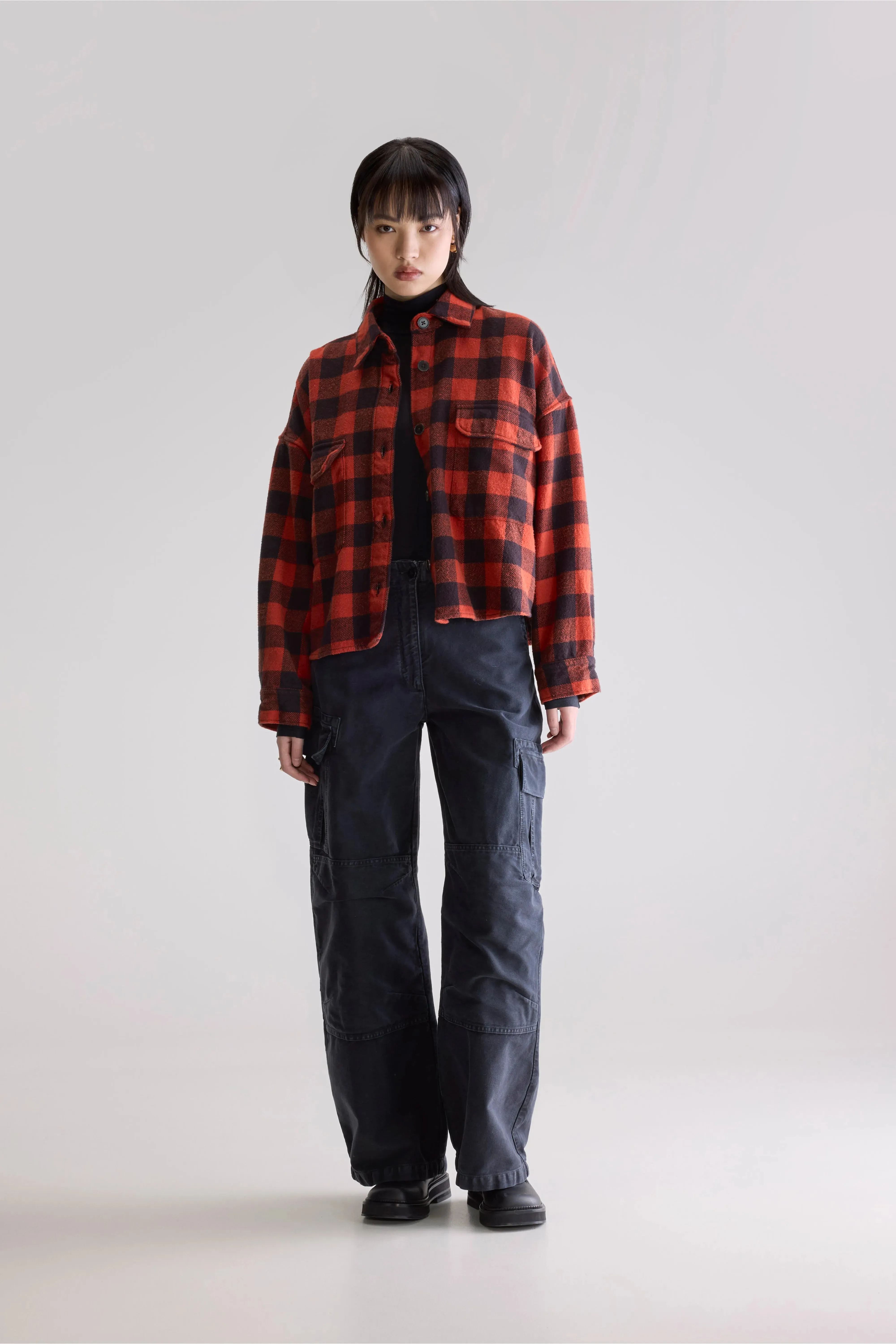 Wyat checked overshirt (252 / W / CHECK C) Built For Chill
