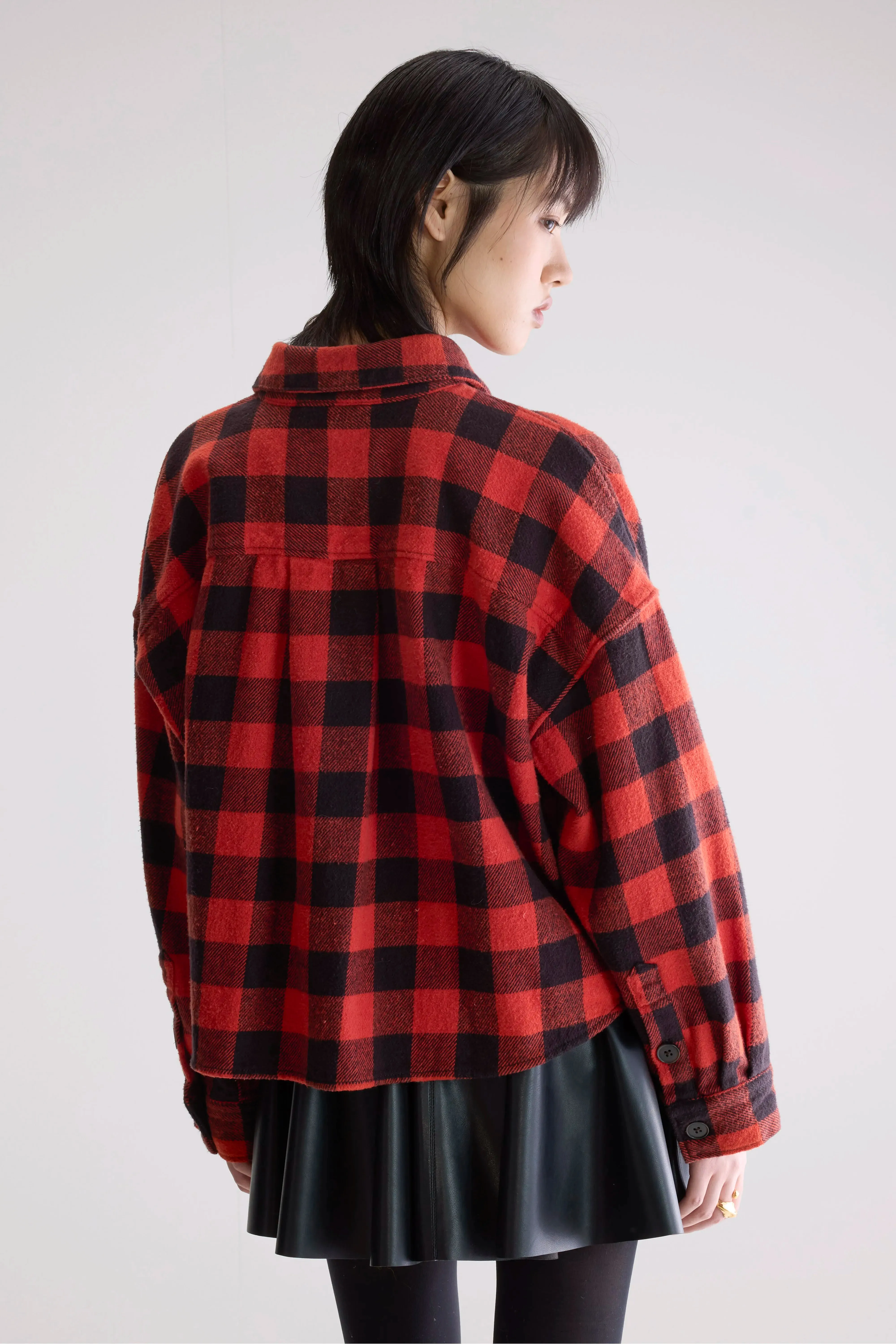 Wyat checked overshirt (252 / W / CHECK C) Built For Chill