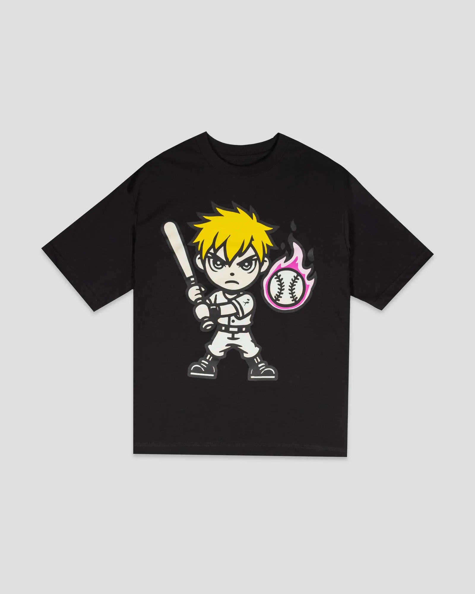 Yakyu Anime Energy Blast (Black) Pima Cotton T-Shirt New Arrivals