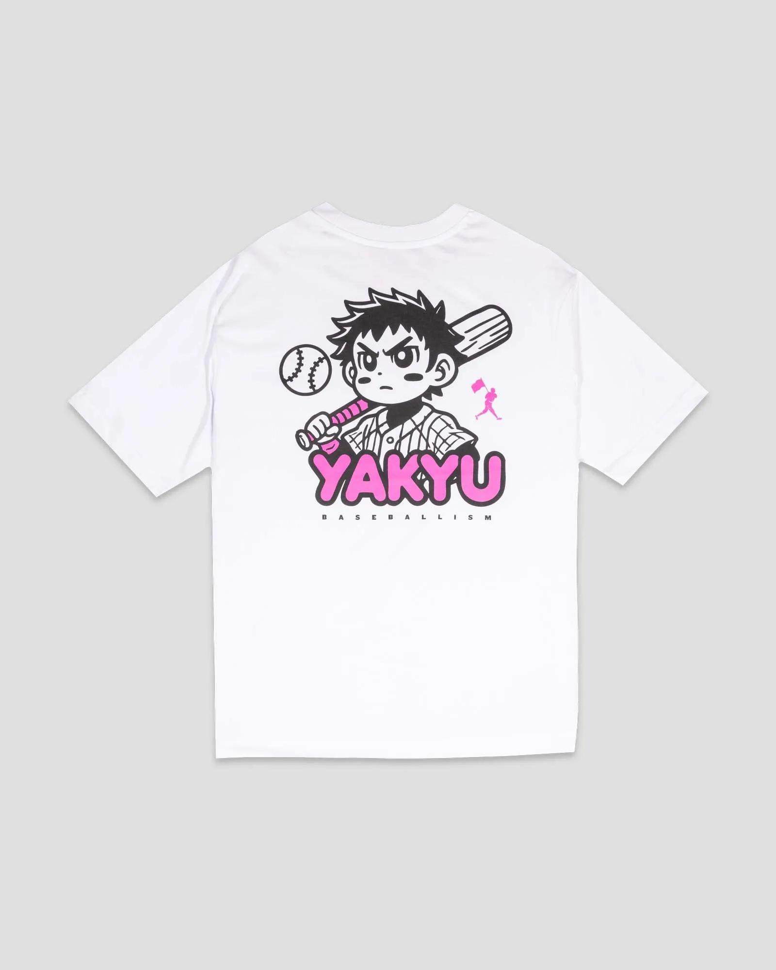 Yakyu Anime (White) - Pima Cotton T-Shirt Fresh Layer