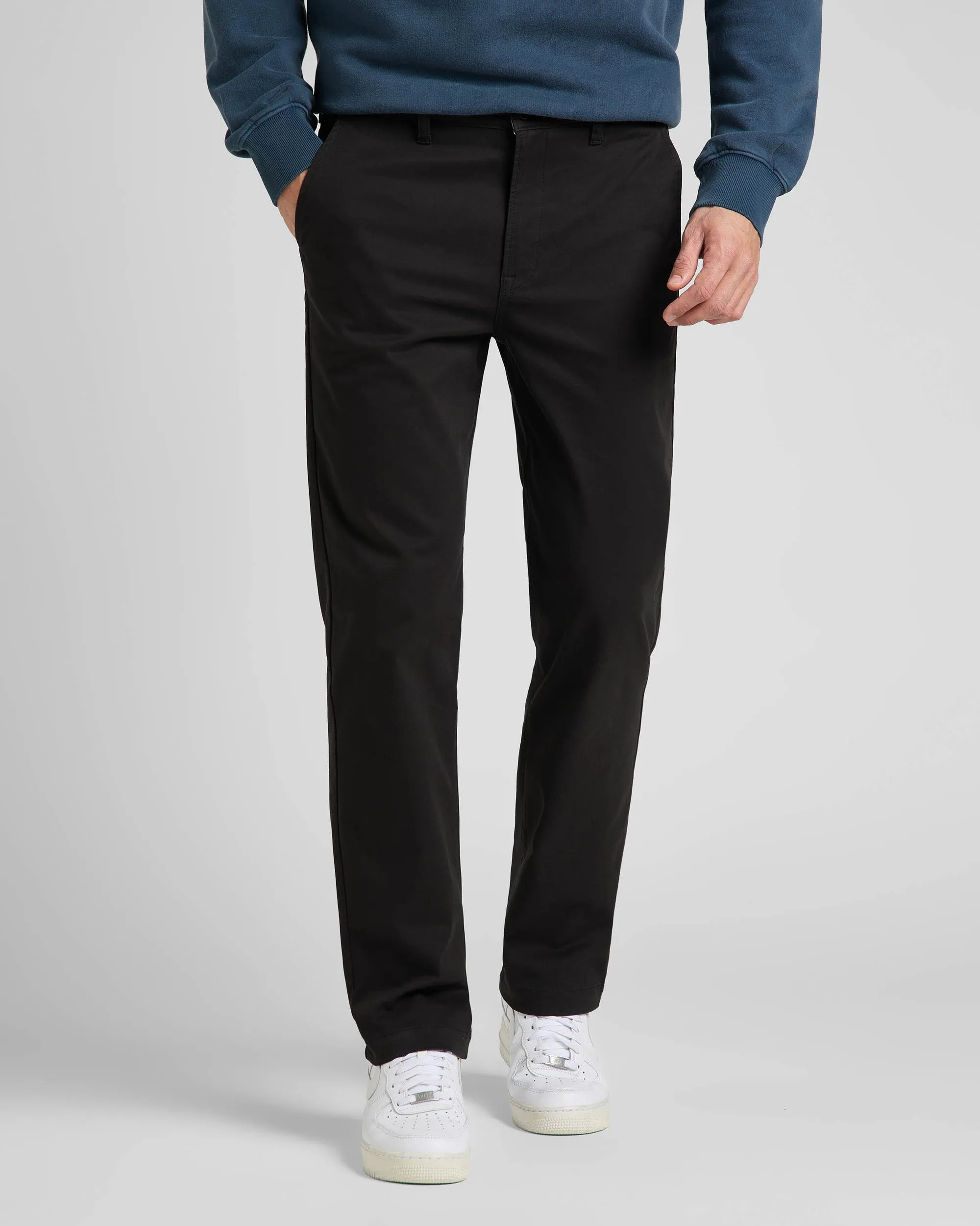 Lee Regular Mens Chino - Black | Lee Chinos & Non-Denim Pants | JEANSTORE