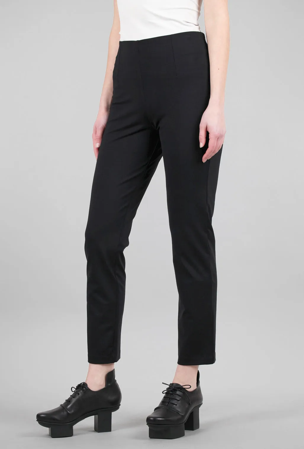 Zani Ponte Tech Pant, Black lightweight fabric