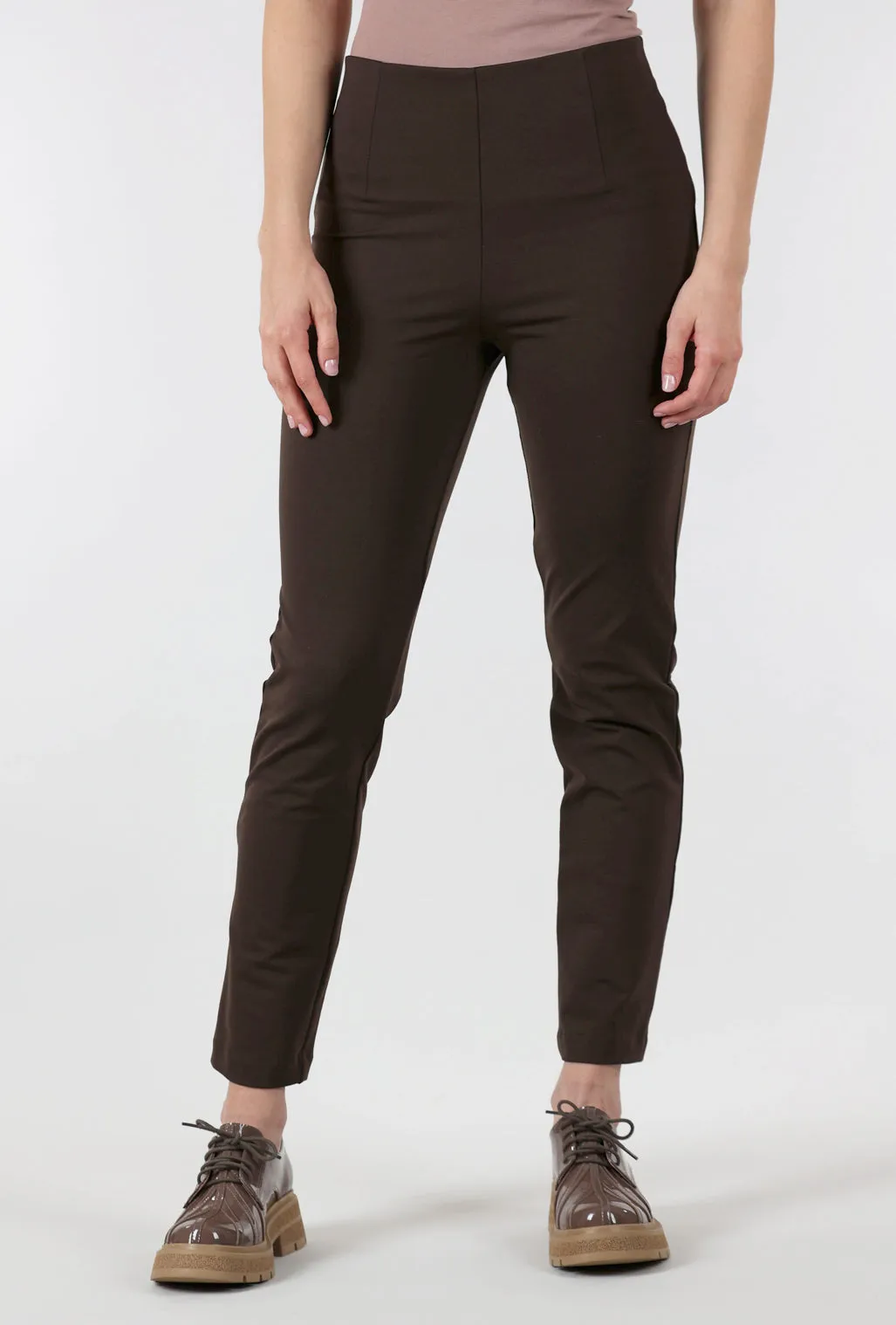 Zani Ponte Tech Pant, Coffee Bean Travel Ready Work Ready