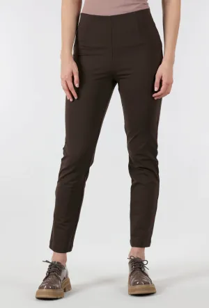 Zani Ponte Tech Pant, Coffee Bean Travel Ready Work Ready