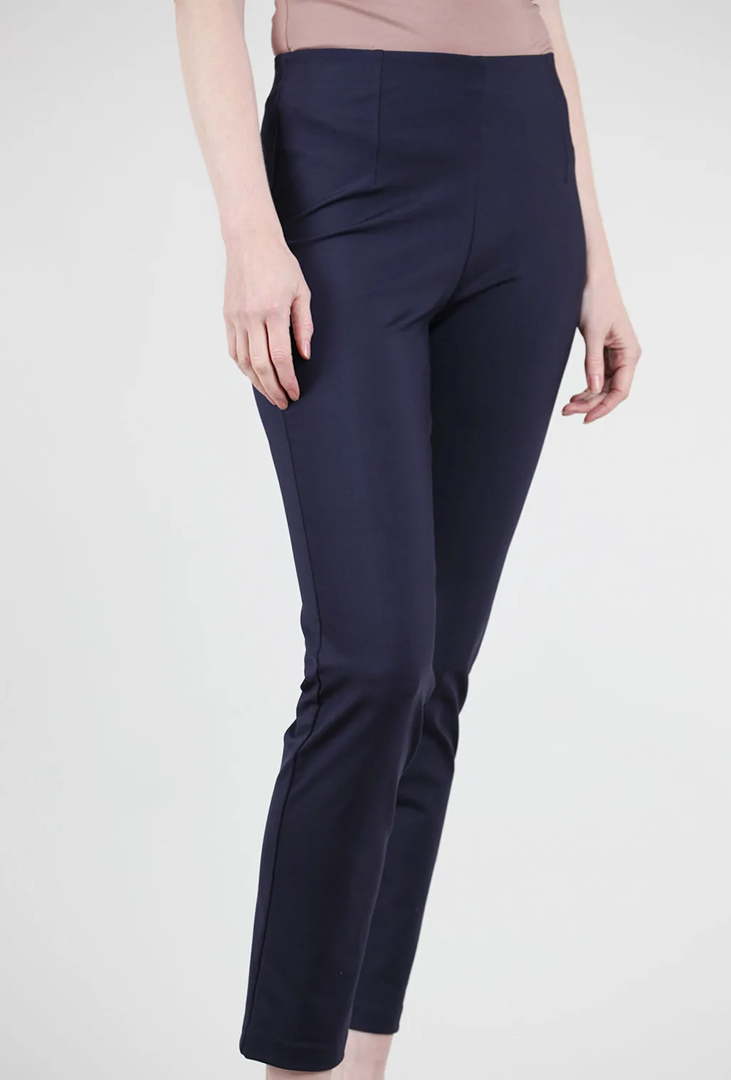 Zani Ponte Tech Pant, Navy Fashion Stretch