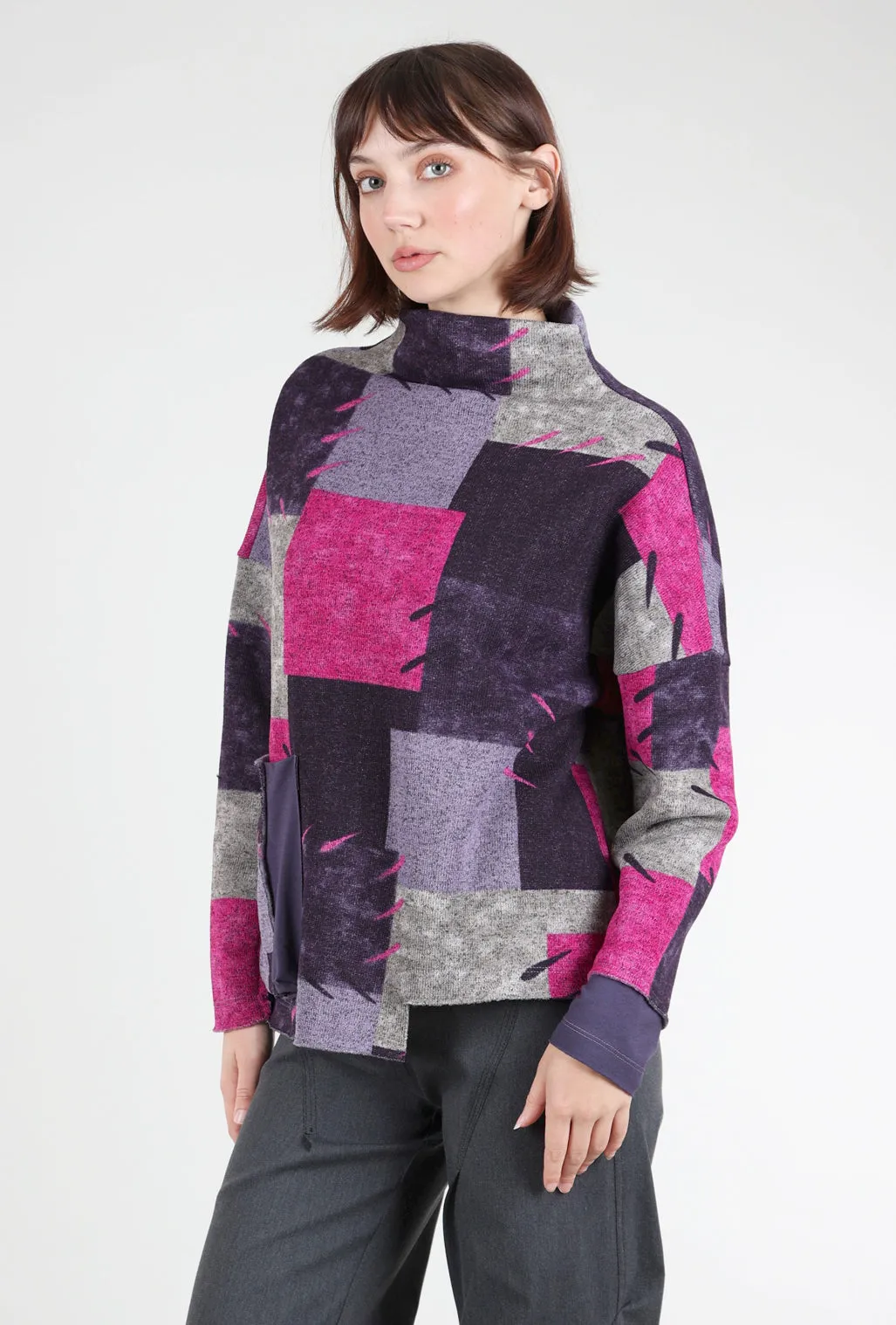 Zinnia Top, Magenta Perfect Fit