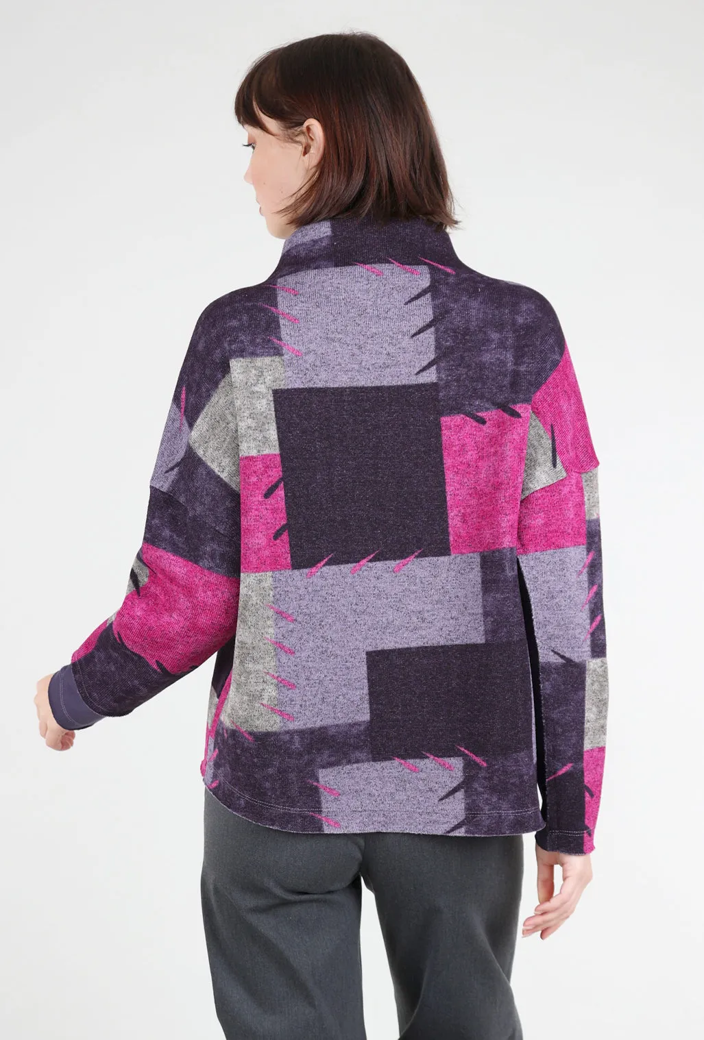 Zinnia Top, Magenta Perfect Fit