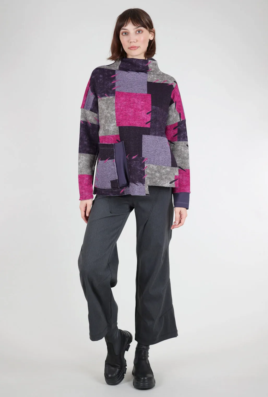 Zinnia Top, Magenta Perfect Fit