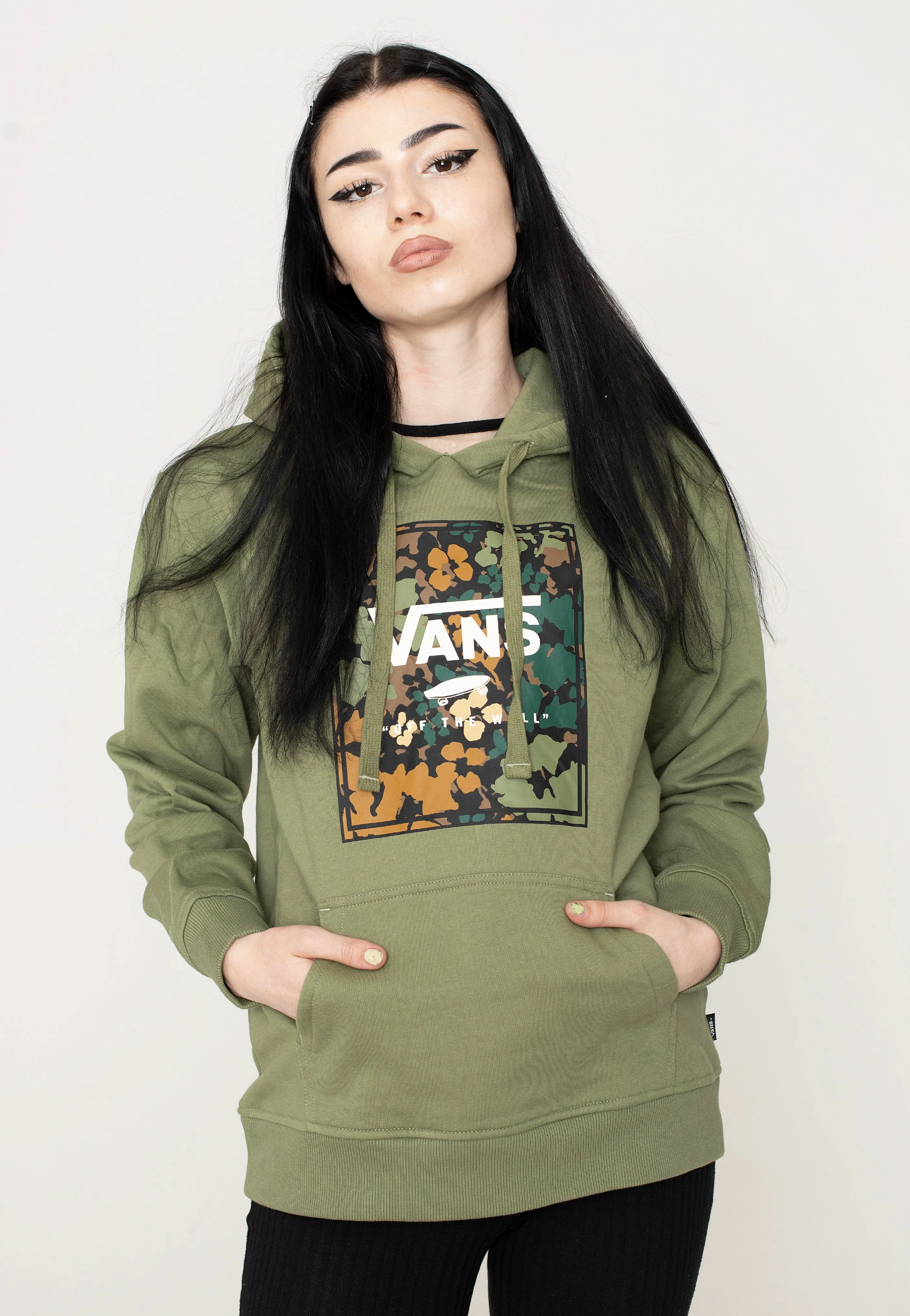 Zip Front Vans - Parksfeild Box Bff Loden Green - Hoodie